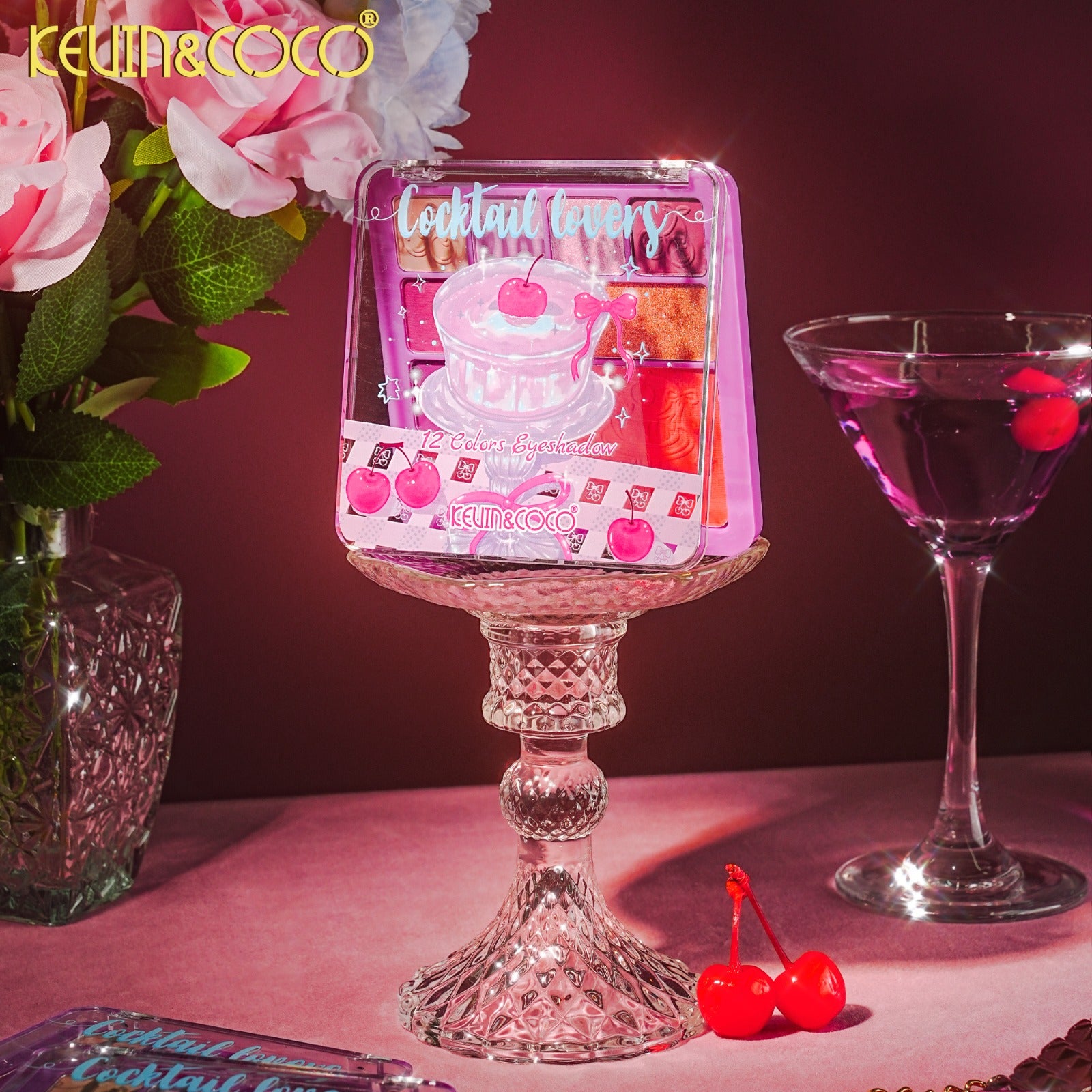 Eyes-12 Colors Eyeshadow Palette  24pc Display Wholesale (KC1428)