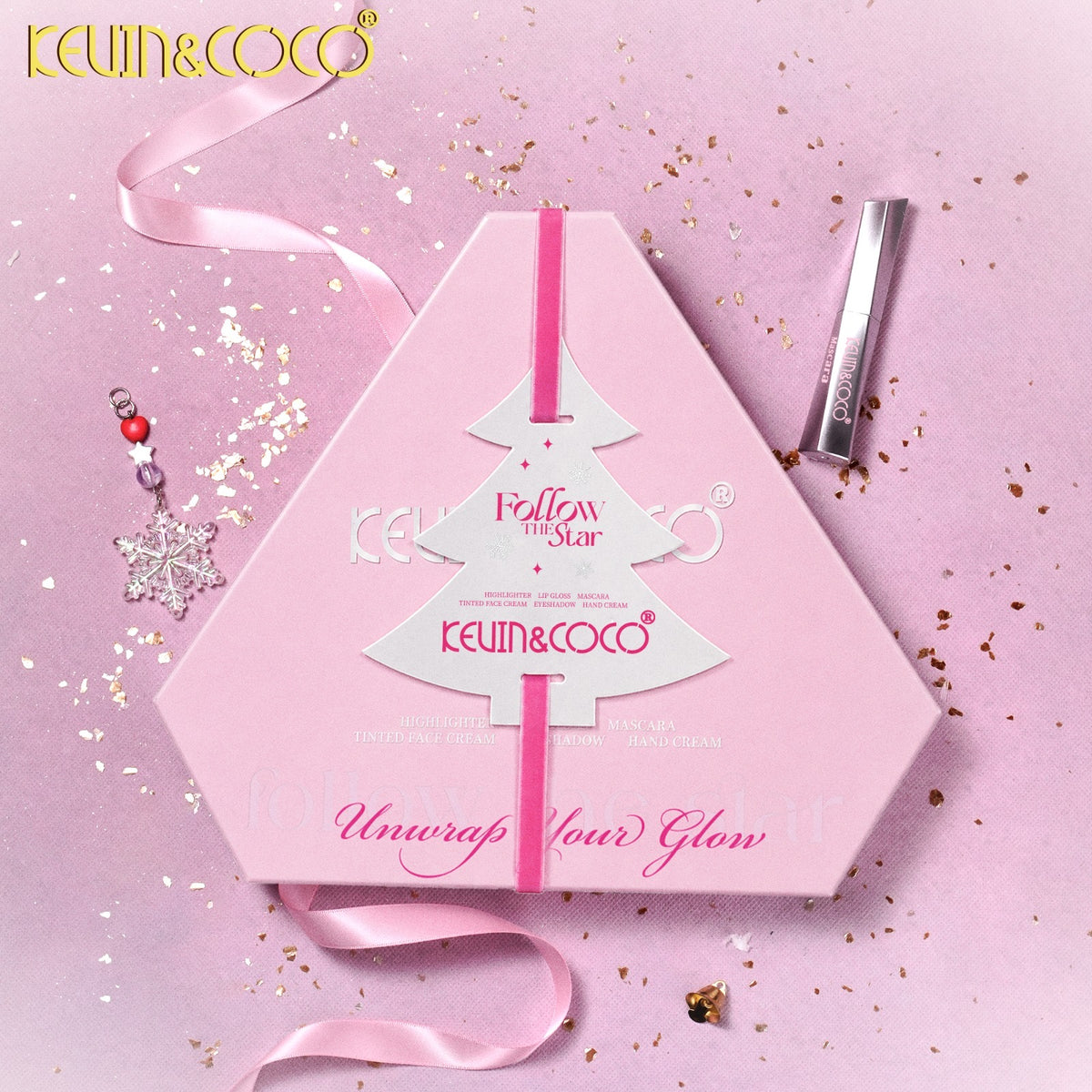 Face-Follow The Star Christmas Makeup Set Retail (KC2077)