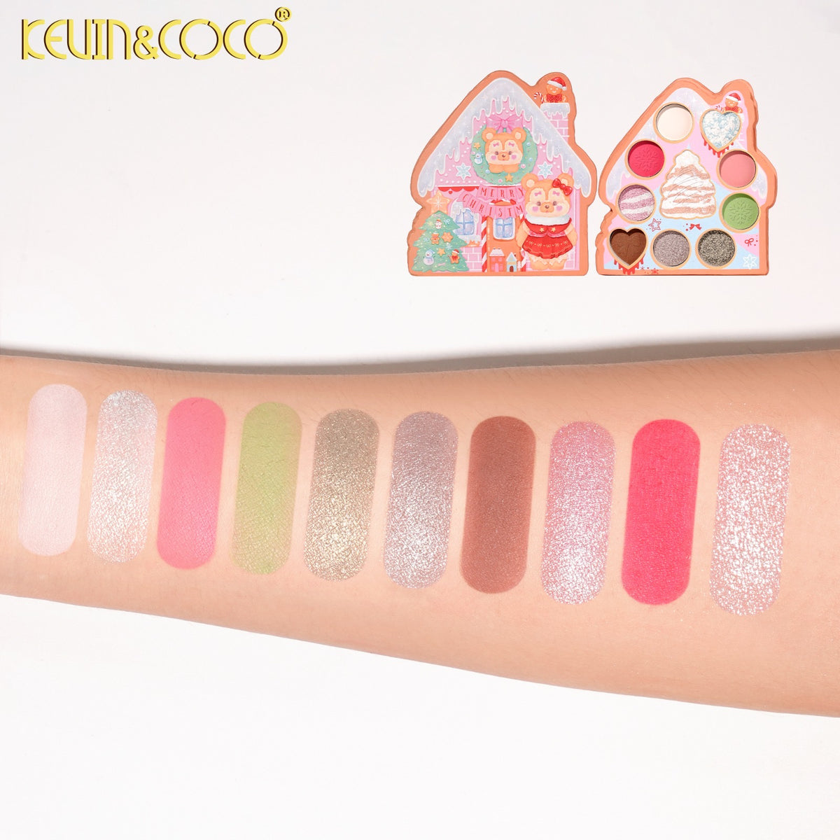 Eyes-Bear-y-Merry Christmas Eyeshadow Palette Retail (KC2084)