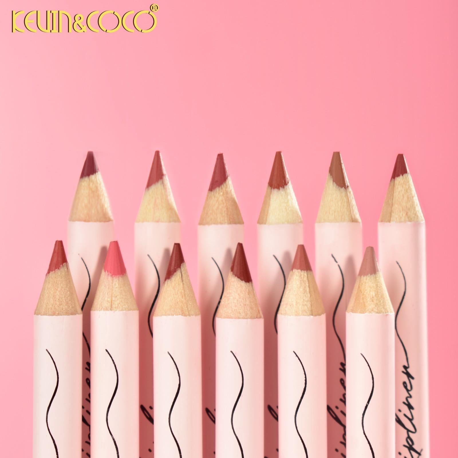 Lips-Wooden Lip Liner 12Dz Display Wholesale (KC1231)