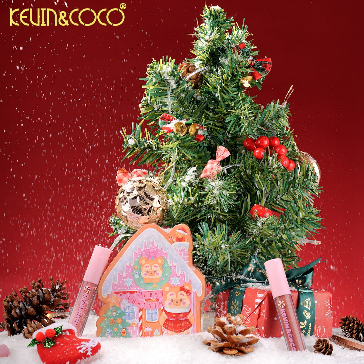 Eyes-Bear-y-Merry Christmas Eyeshadow Palette Retail (KC2084)