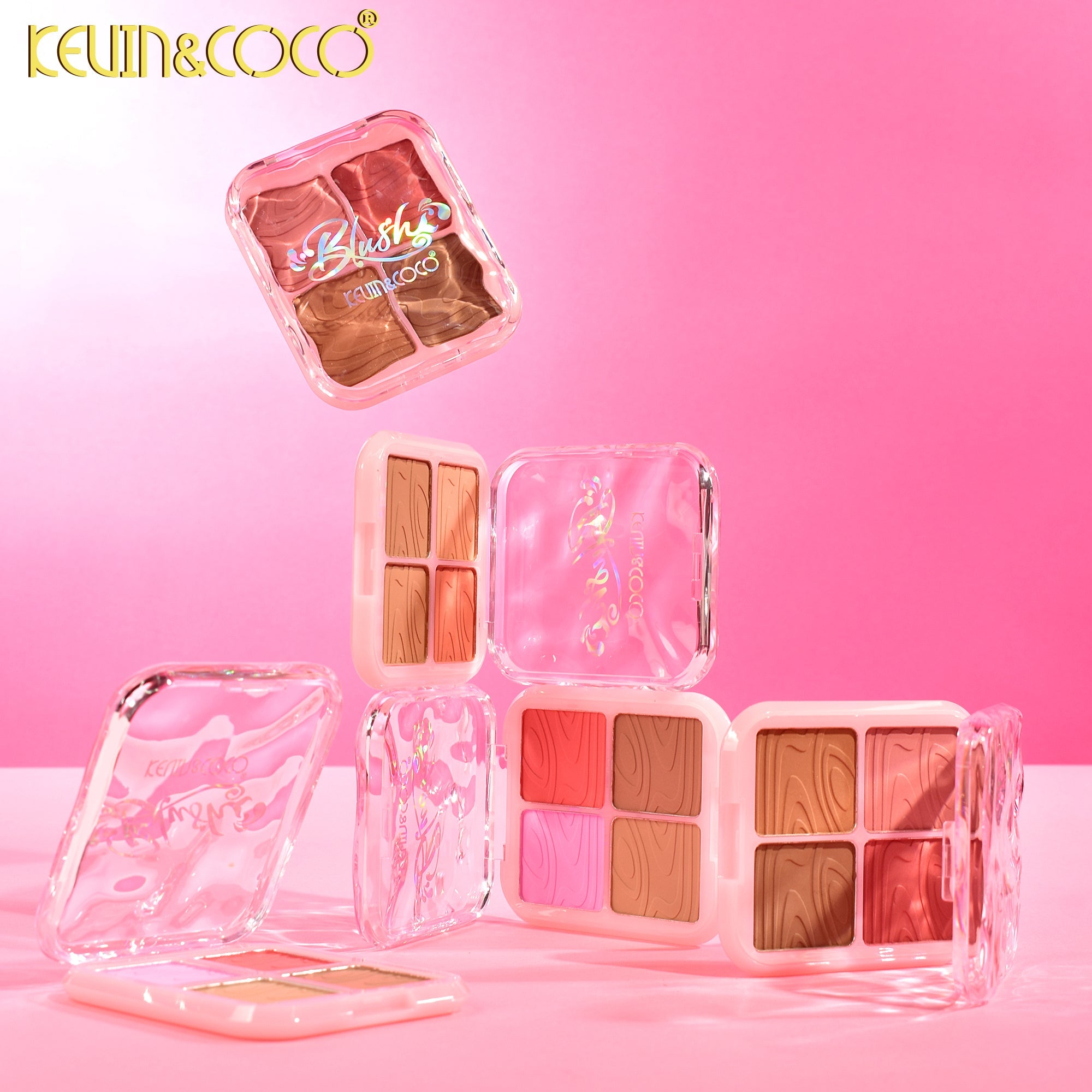 Face-Mermaid 4 Colors Blush&Contour (KC248872)