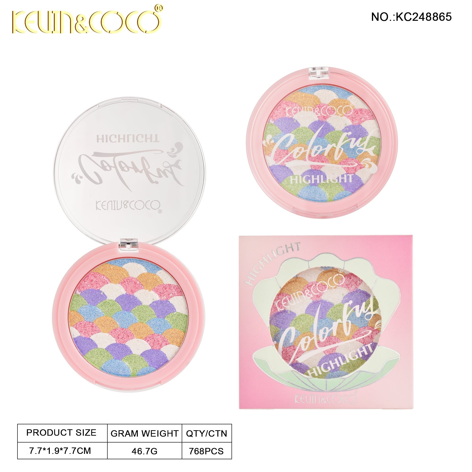 Face-Mermaid Glow Highlighter (KC248865)