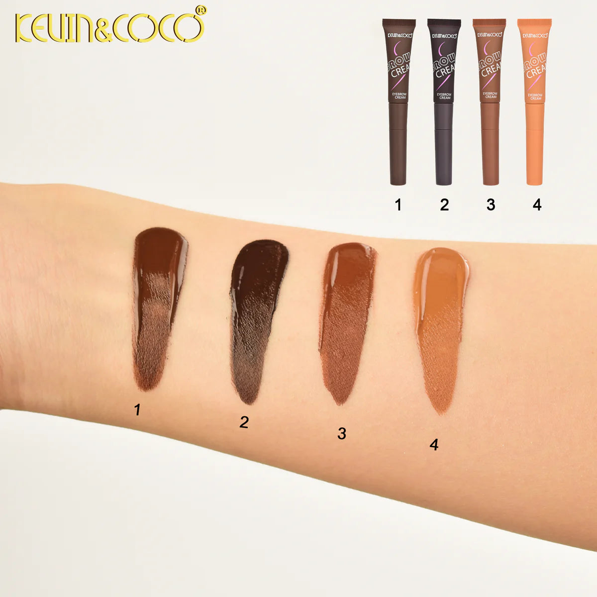 Eyebrows-Long Wear Hydrating Brow Gel (KC1195) Display Wholesale