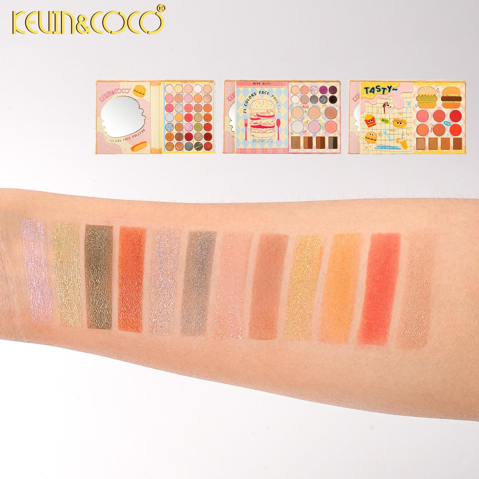 Eyes-Burguer Plush Palette-Squishy Stress Relief Makeup Palette (KC1462)