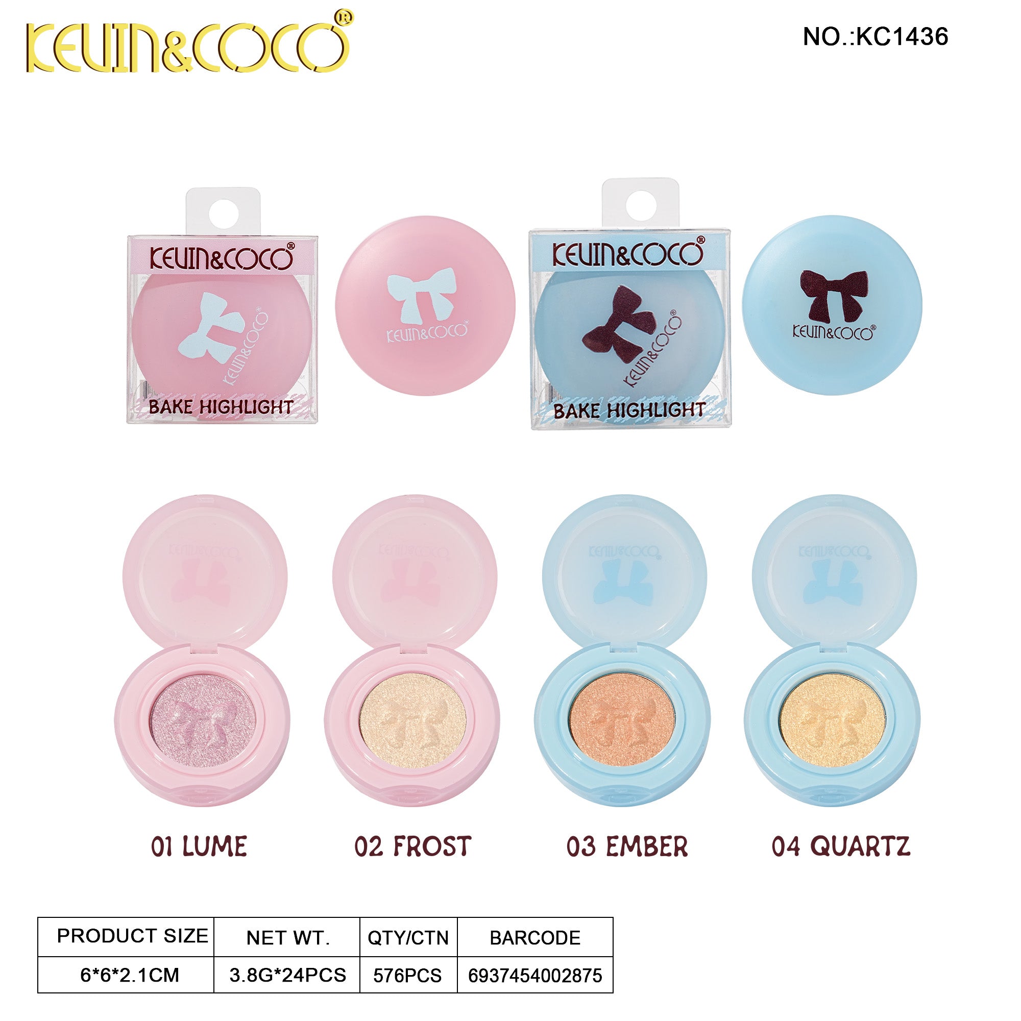 Face-Big Kid Baked Highlight Retail (KC1436)