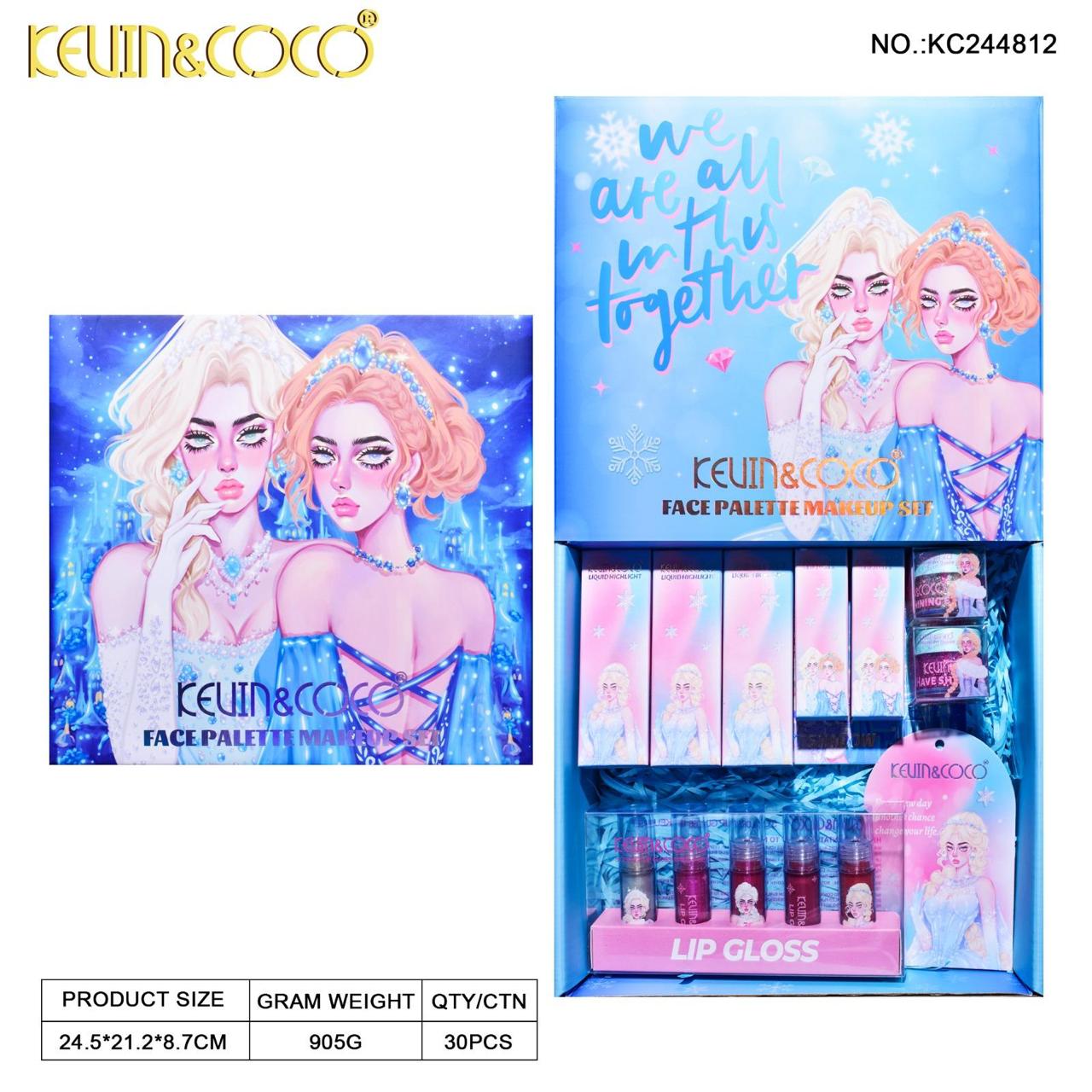 Novelties-Christmas Make Up Set PR (KC244812) | Kevin and Coco.