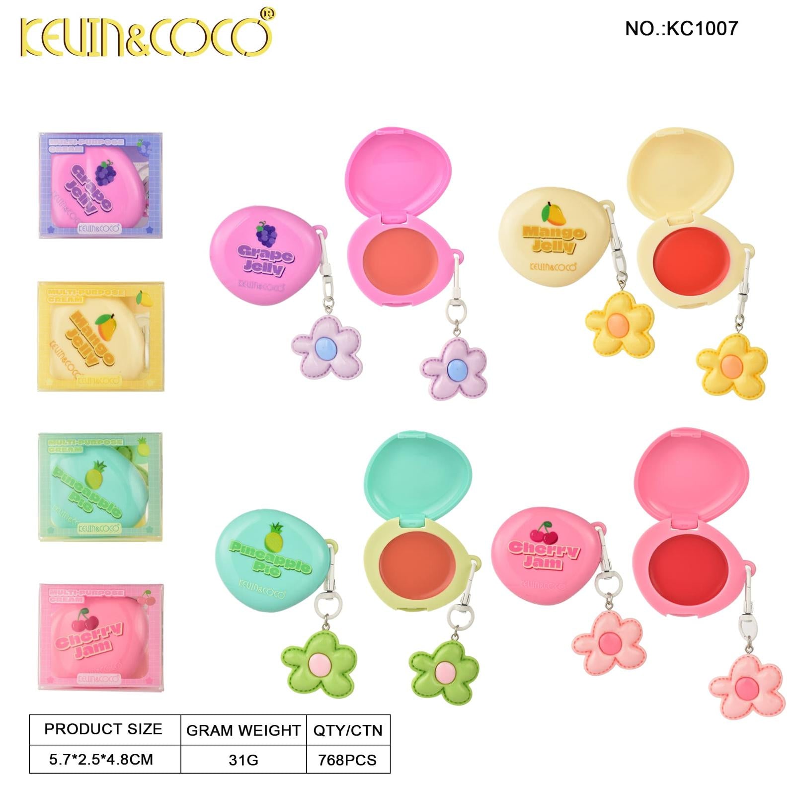 Face-Fruit Fiesta Creamy Blush&Lip Tint (KC1007)