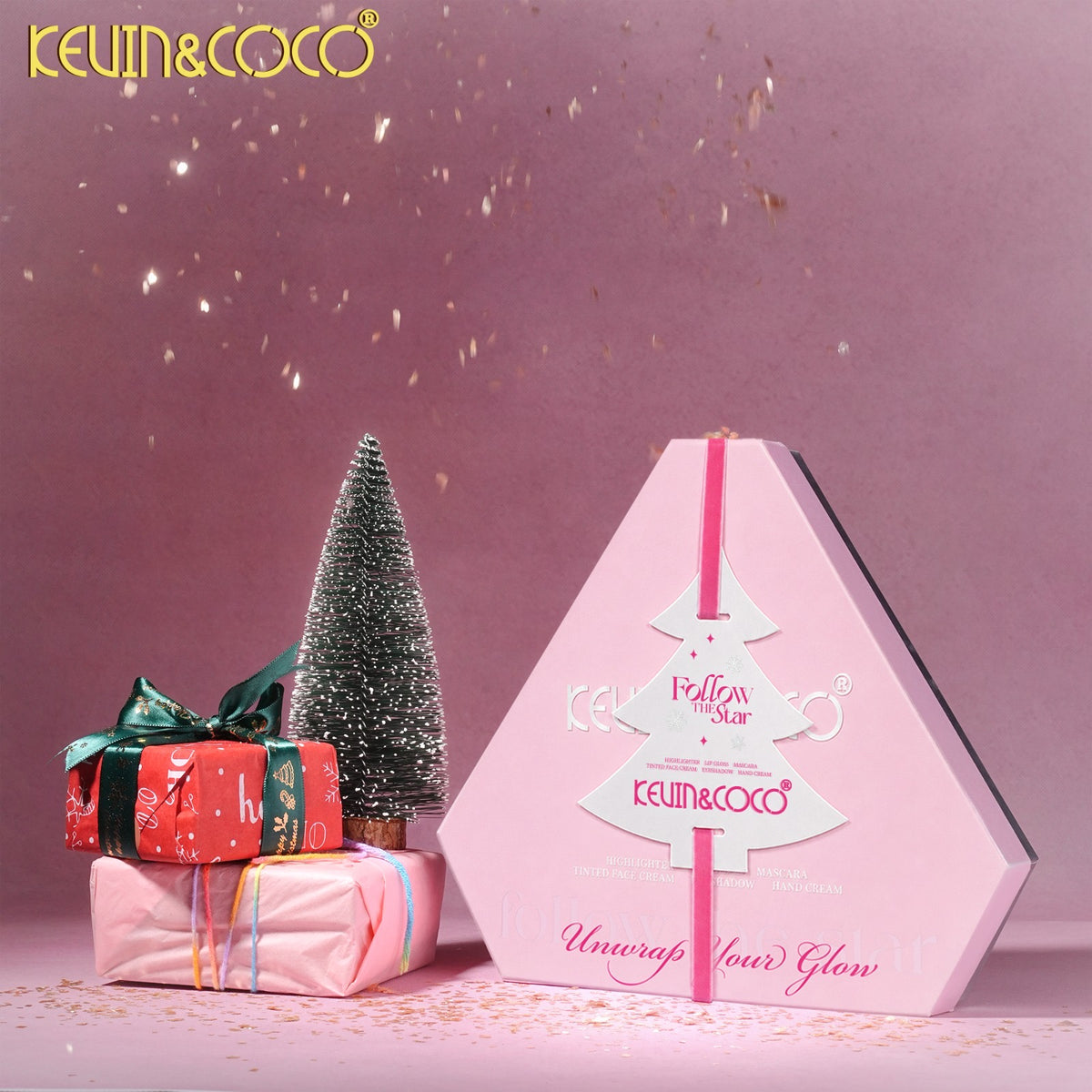 Face-Follow The Star Christmas Makeup Set Retail (KC2077)