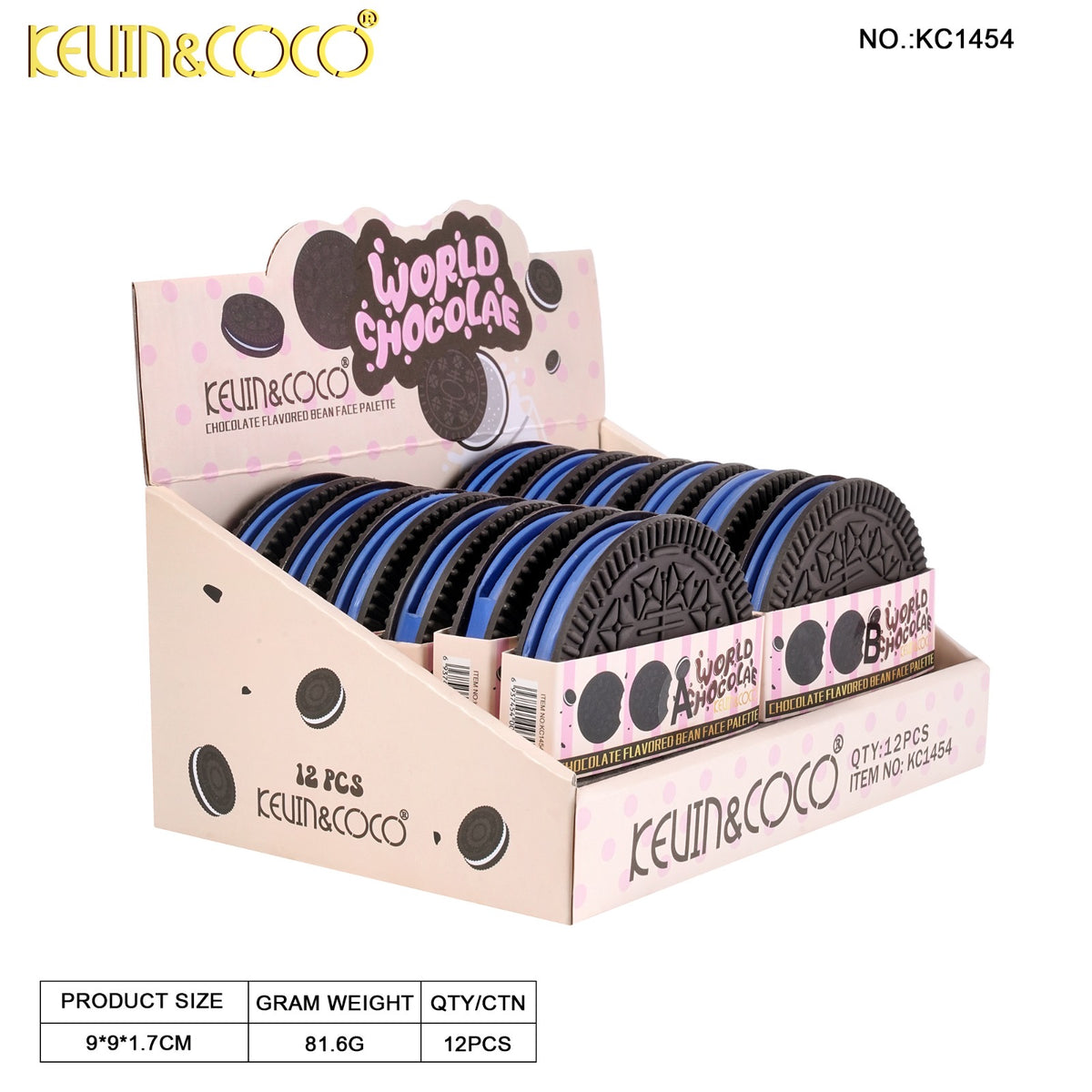 Eyes-Black Cookie Eyeshadow Palette Retail (KC1454)