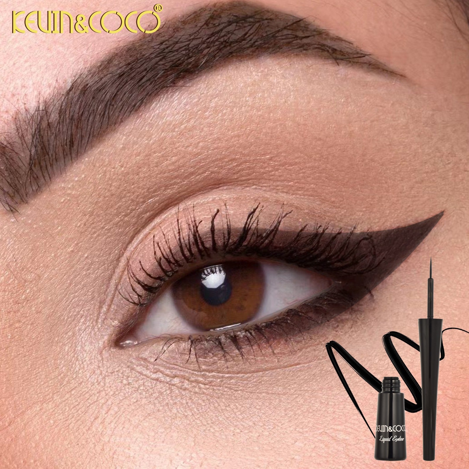 Eyes-Black Liquid Eyeliner 24Pc Display Wholesale (KC1072)