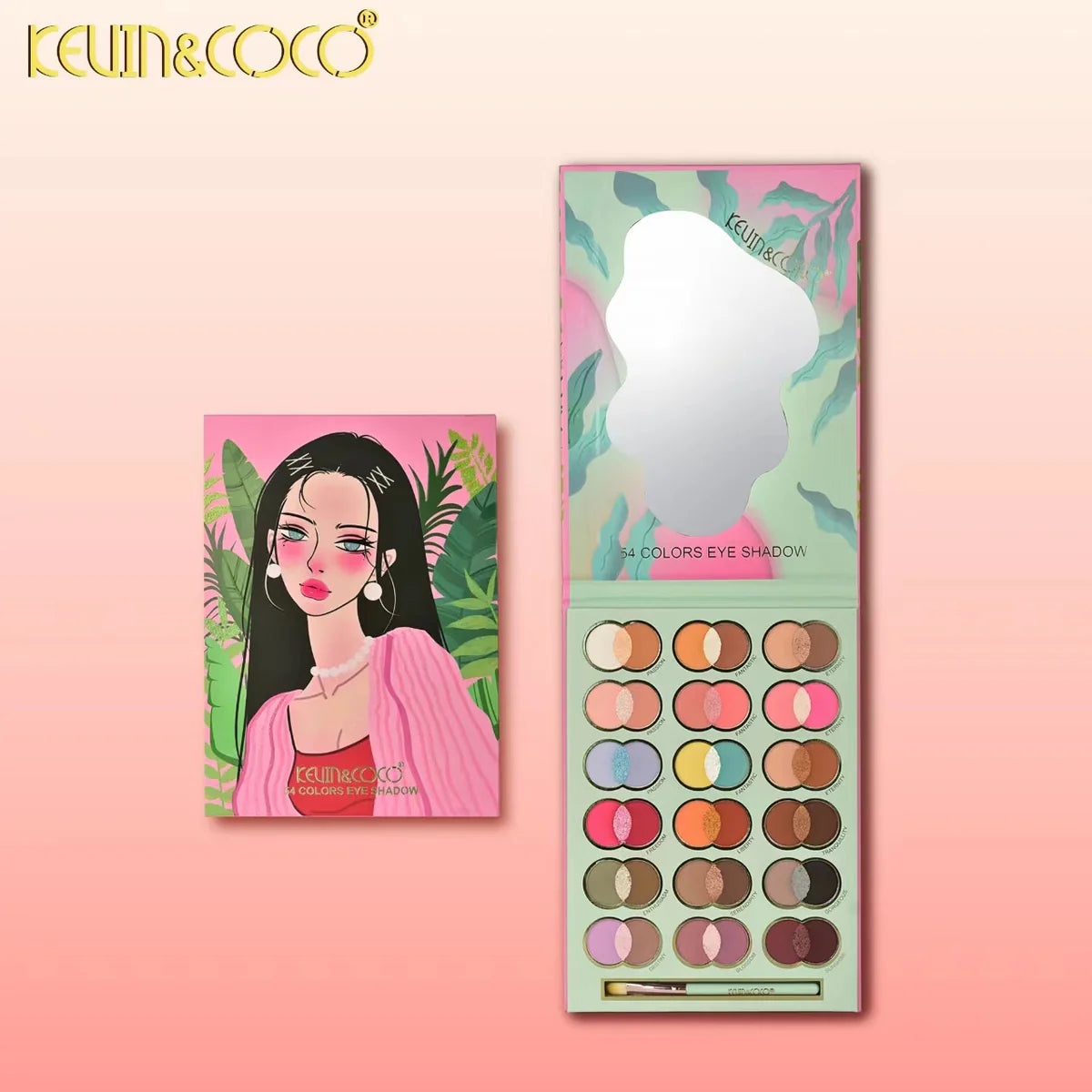 Eyes-Melody Breeze 54-Color Eyeshadow Palette (KC1022, KC1023, KC1024)