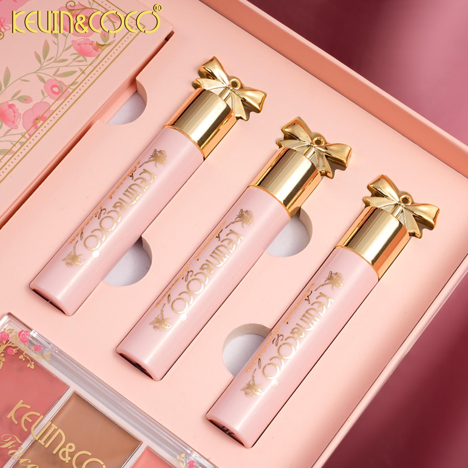 Face-Secret Garden Makeup Set: Eyeshadow, Blush & Lip Gloss 2 pc Bundle Wholesale (KC1585)