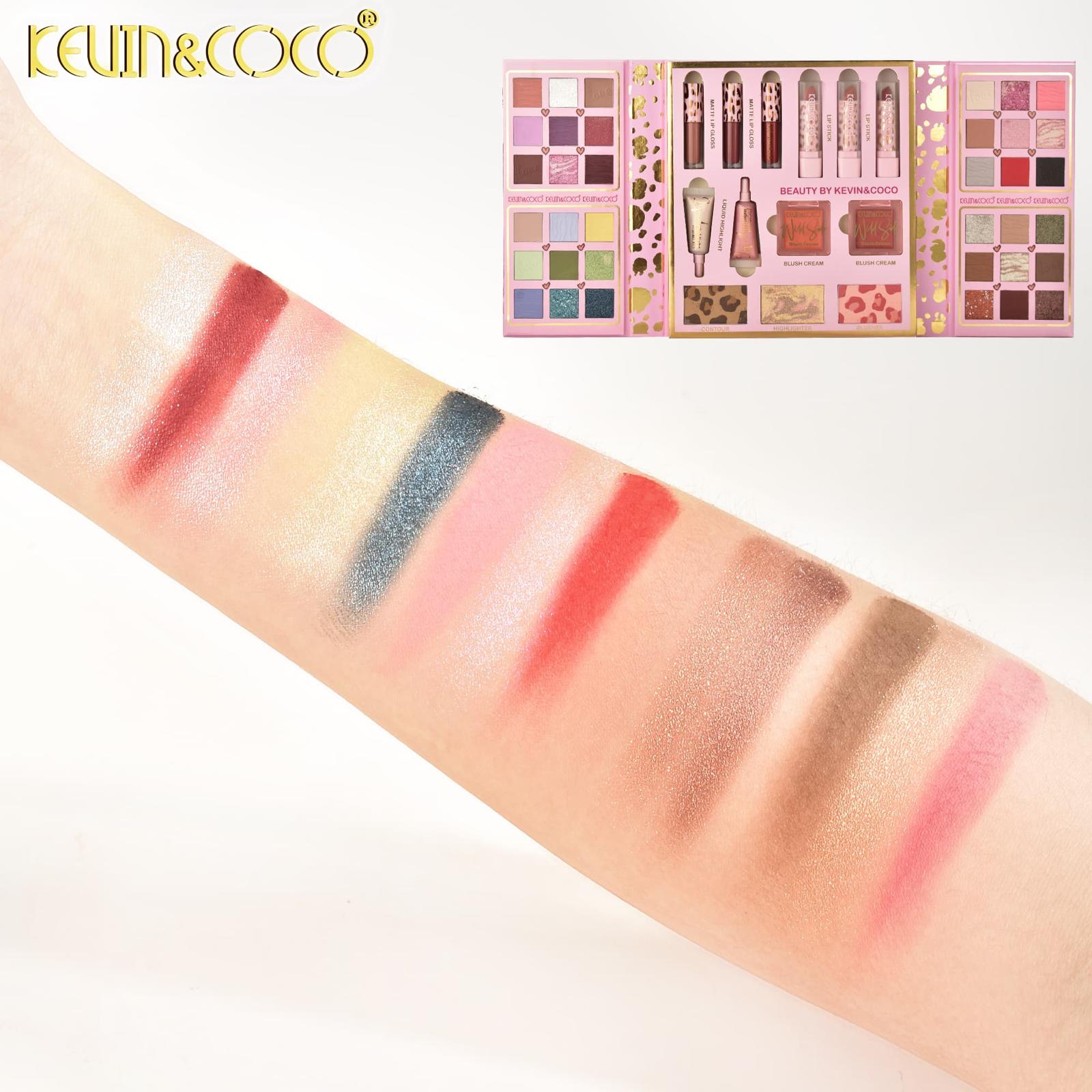 Face-Leopard Print 39-Color Face & Eye Makeup Kit (KC1099)