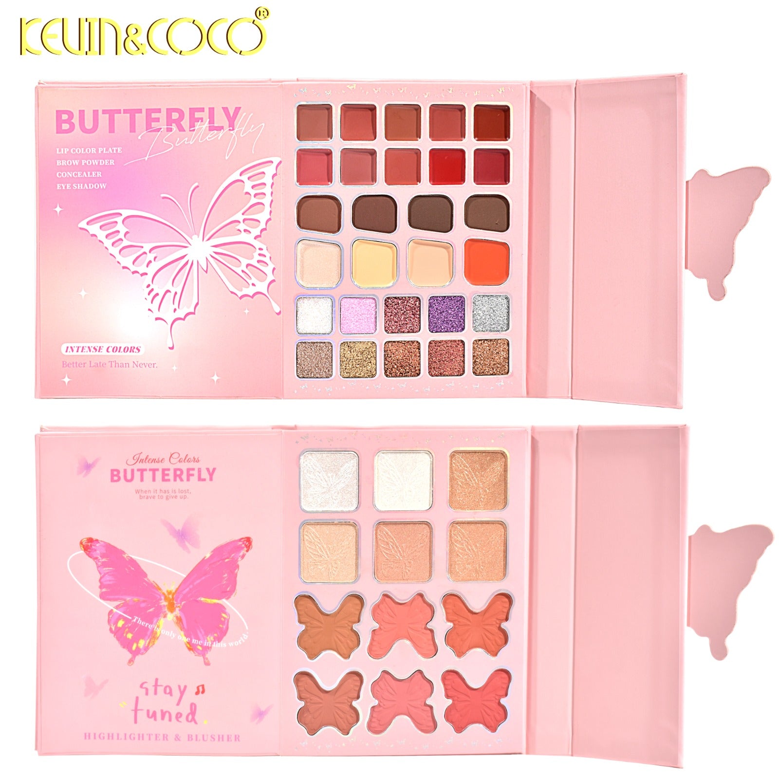 Face-Butterfly 94-Color Eyeshadow Palette Book 6pc Bundle Wholesale (KC245857)