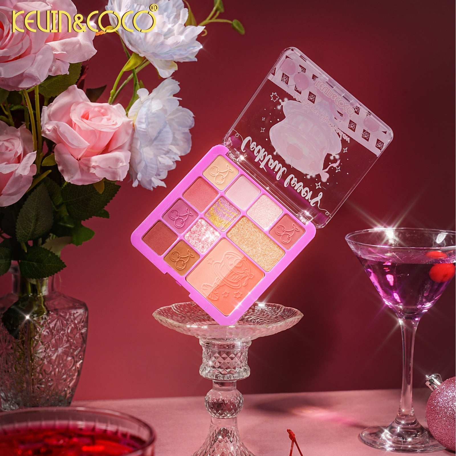 Eyes-12 Colors Eyeshadow Palette  24pc Display Wholesale (KC1428)