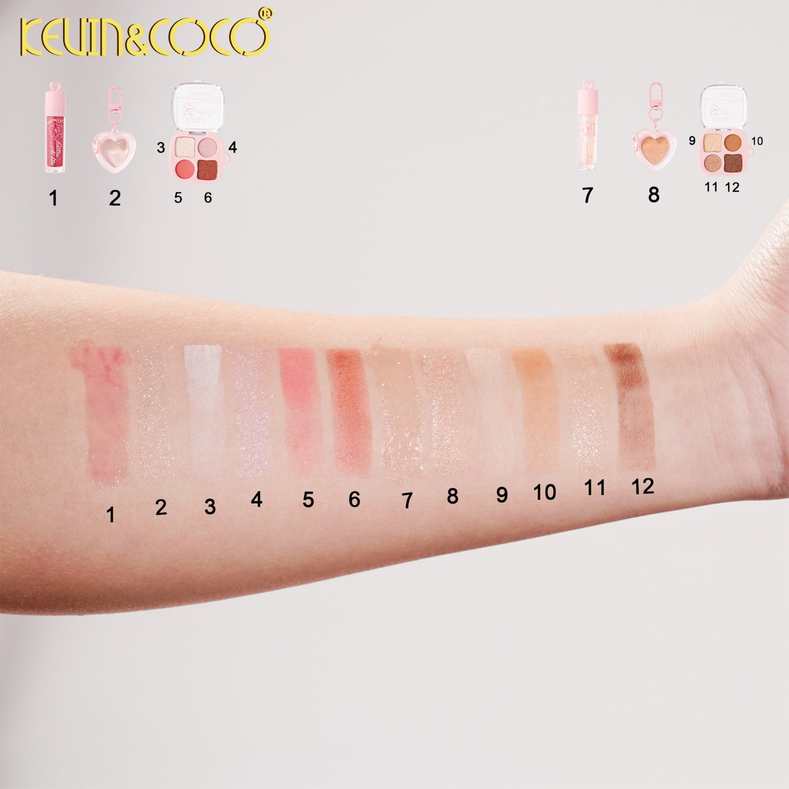 Face-Love In Bloom Makeup Kit 12pc Display Wholesale (KC1607)