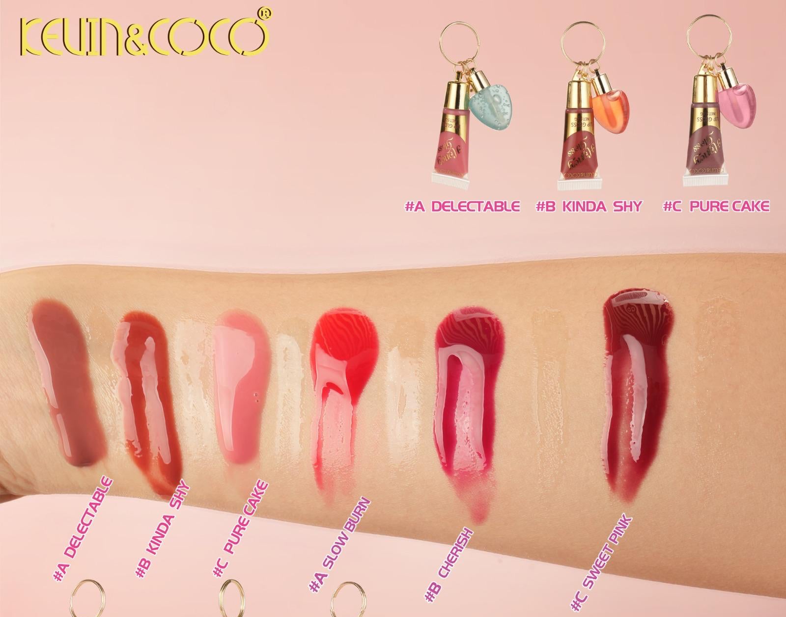 Lips-Boulette Memory Love Pink Lip Gloss Set (KC1478)