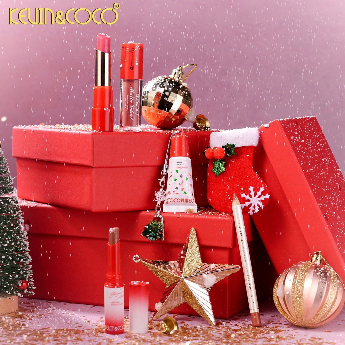 Lips-Winter Whisper Christmas Lip Set Retail (KC1957)