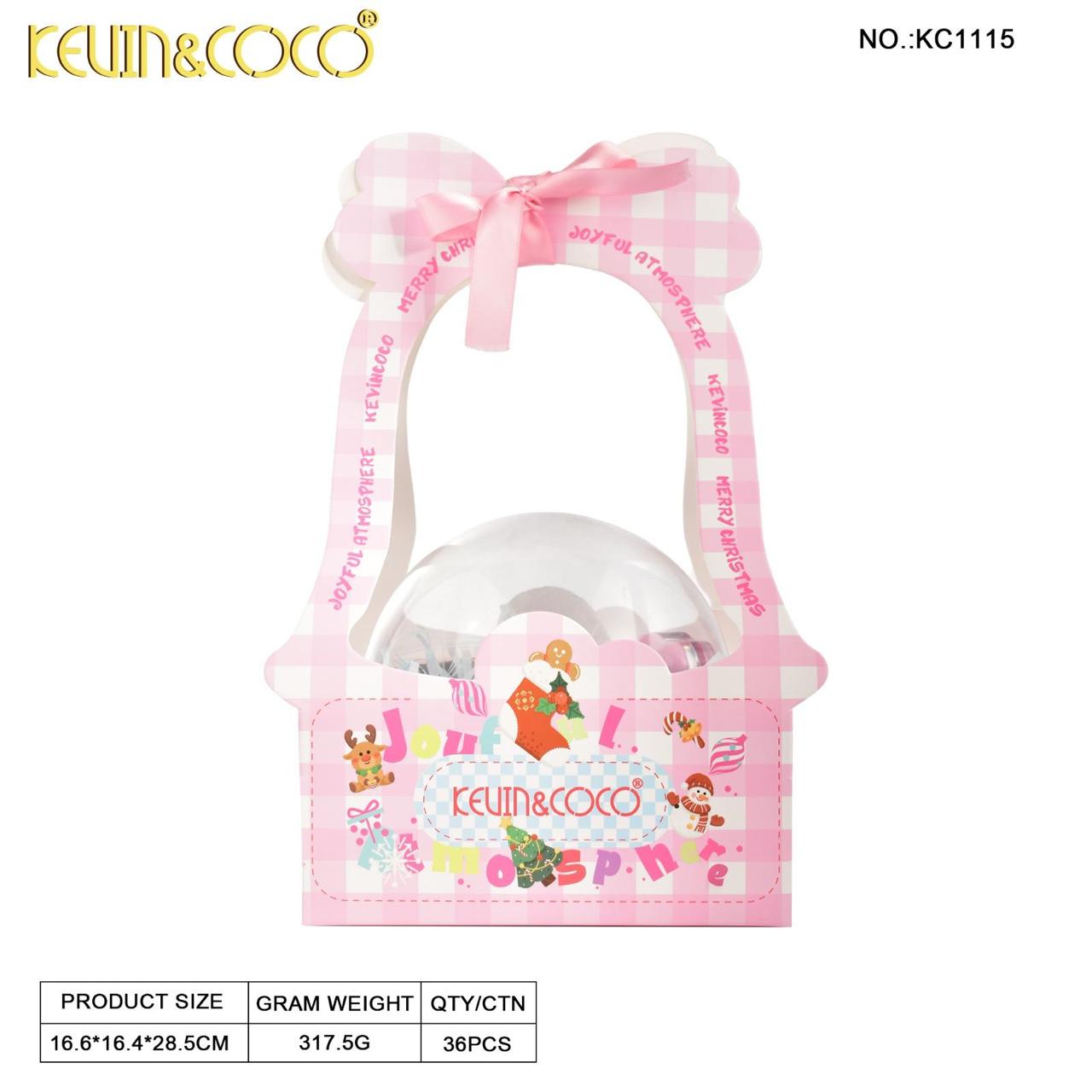 Novelties-Christmas Joyful Atmosphere Makeup Basket (KC1115)