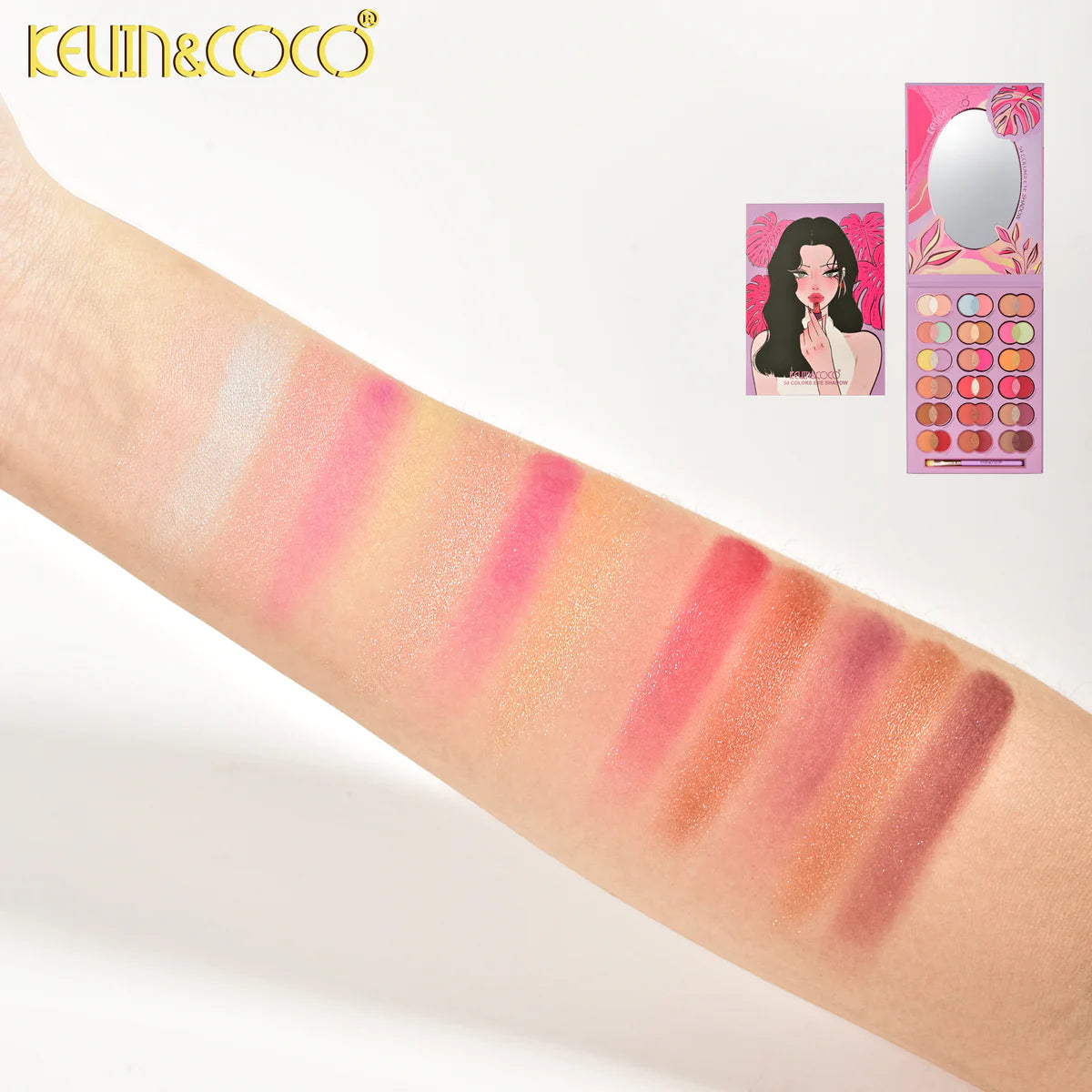 Eyes-Melody Breeze 54-Color Eyeshadow Palette (KC1022, KC1023, KC1024)