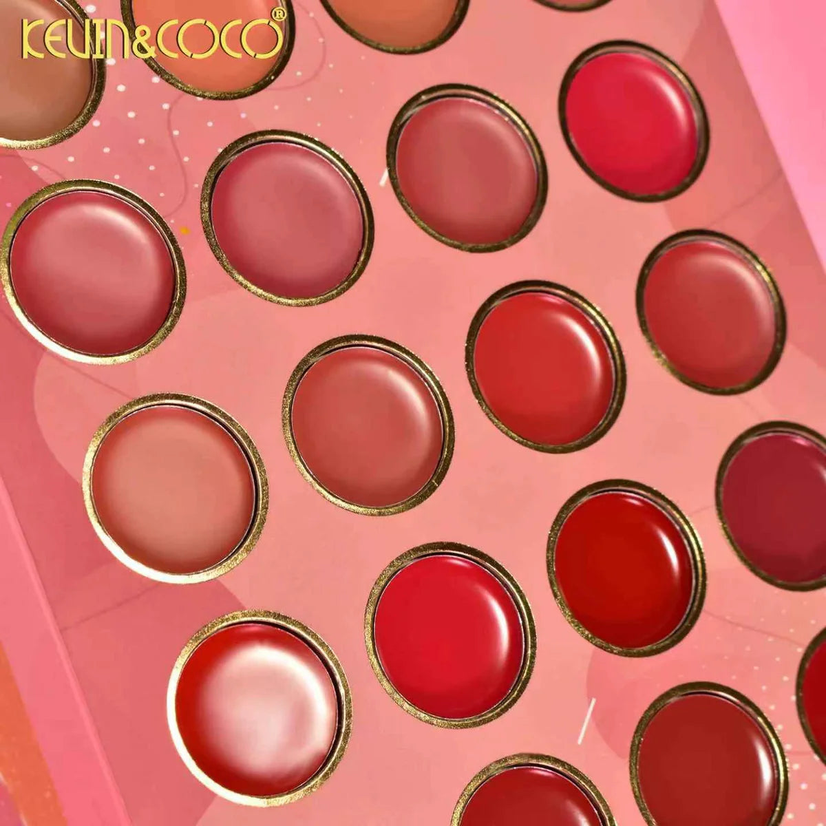 Face-Chetah Print 70-Color Eyeshadow Palette Book  6pc Bundle Wholesale (KC1077)