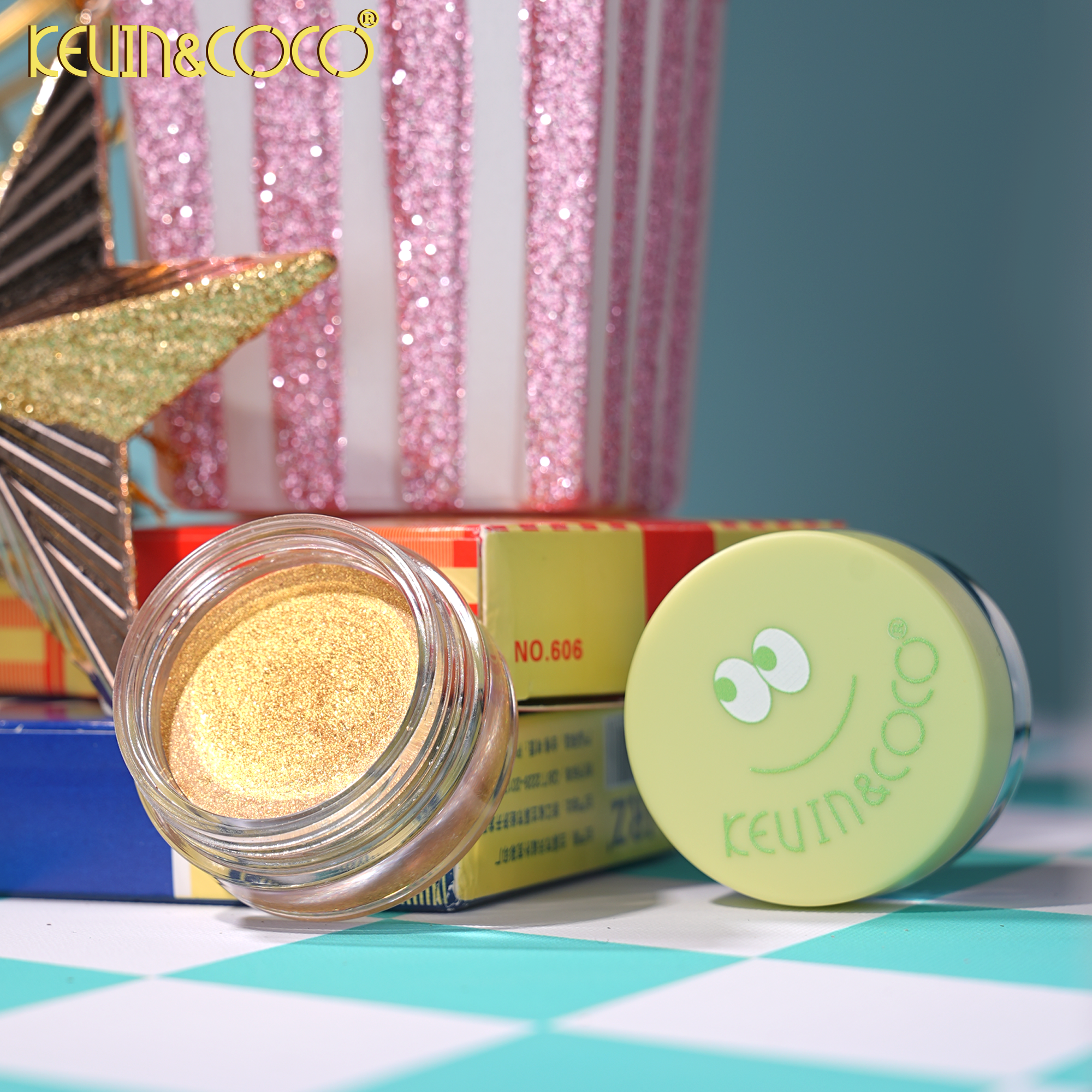 Eyes-Animal Rhapsody 3pc Cream Eyeshadow Pot (KC1360)