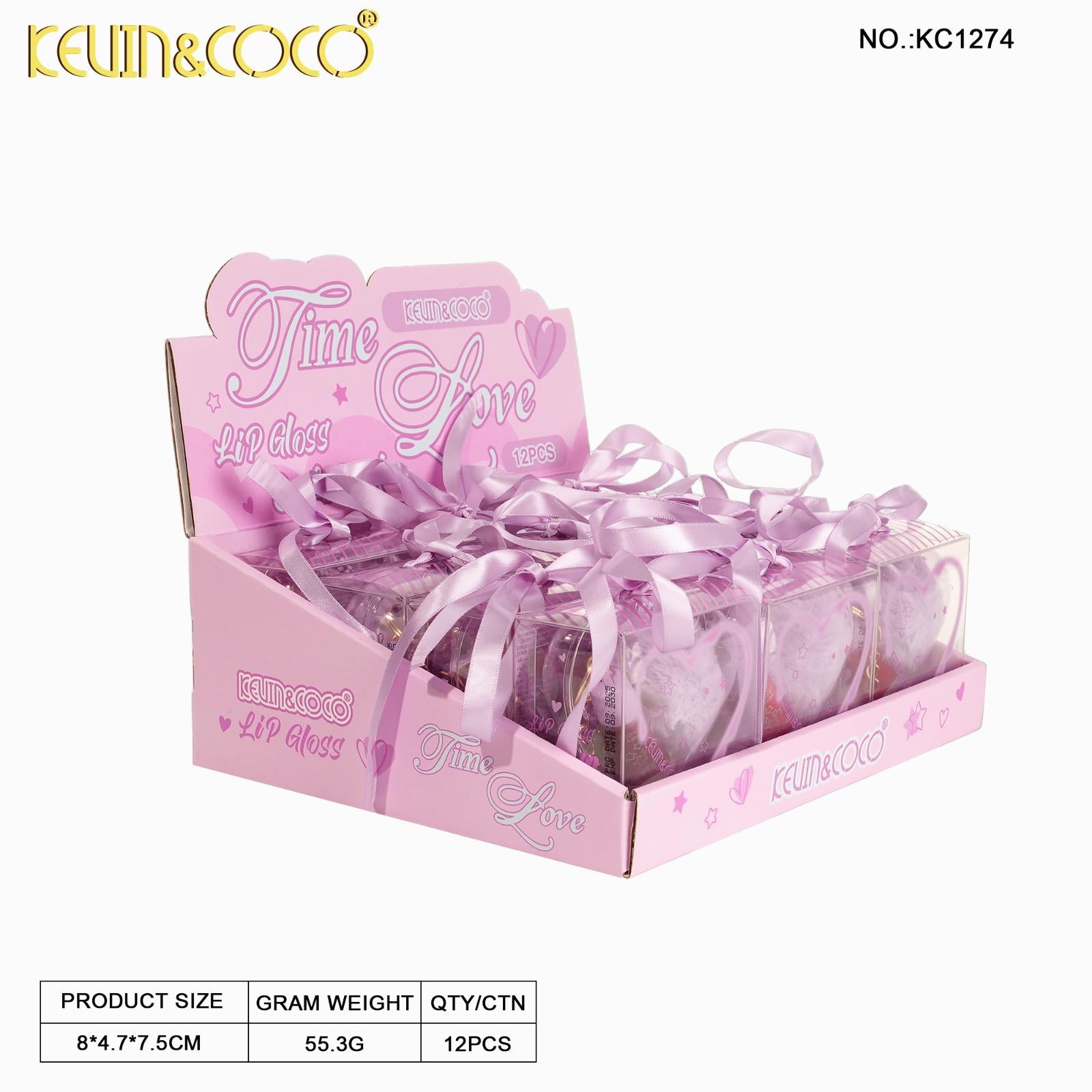 Lips-Boulette Memory Love Purple Lip Gloss Set (KC1274)