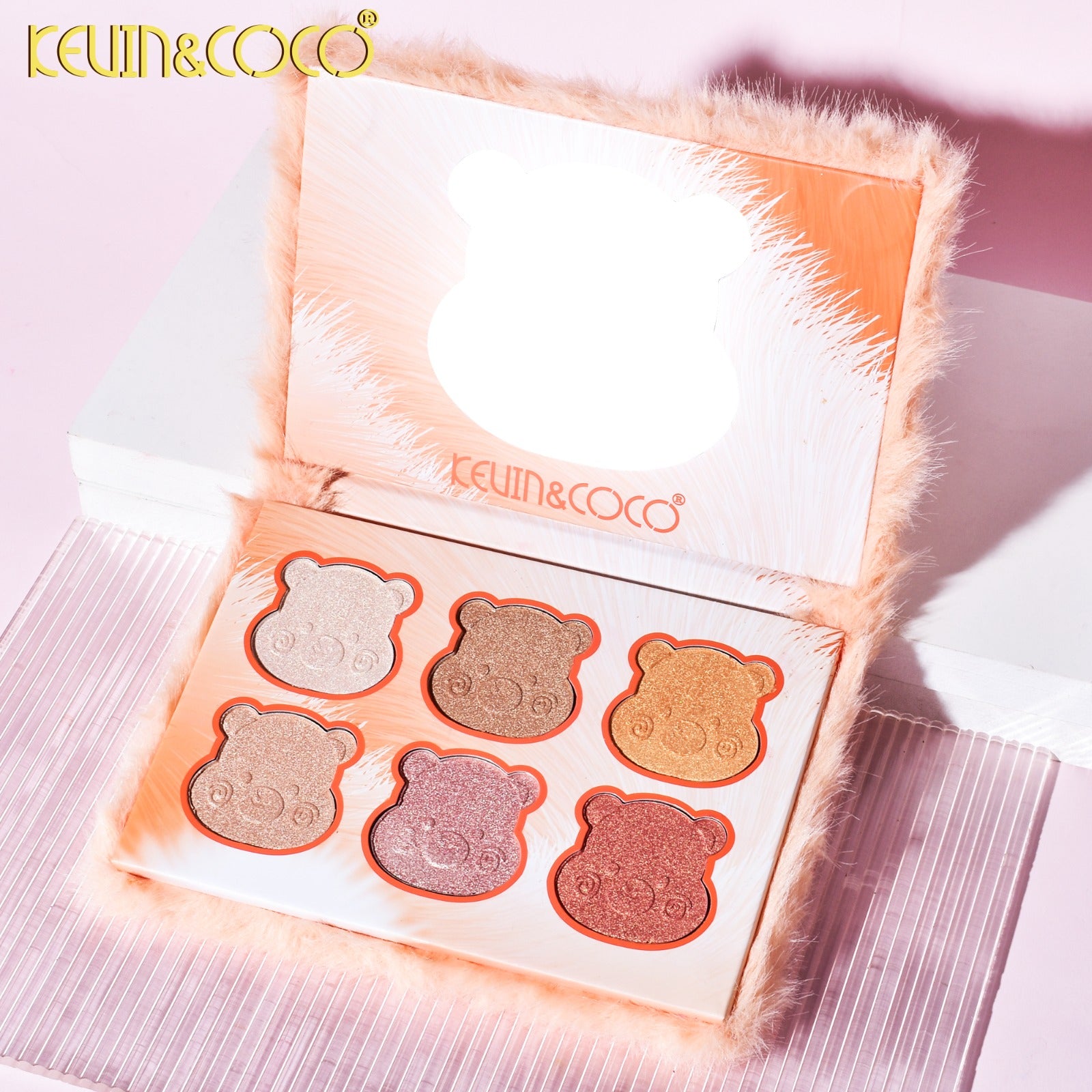 Face-Teddy Bear You Are Enough Highlighter Palette 6pc Display Wholesale (KC245130)