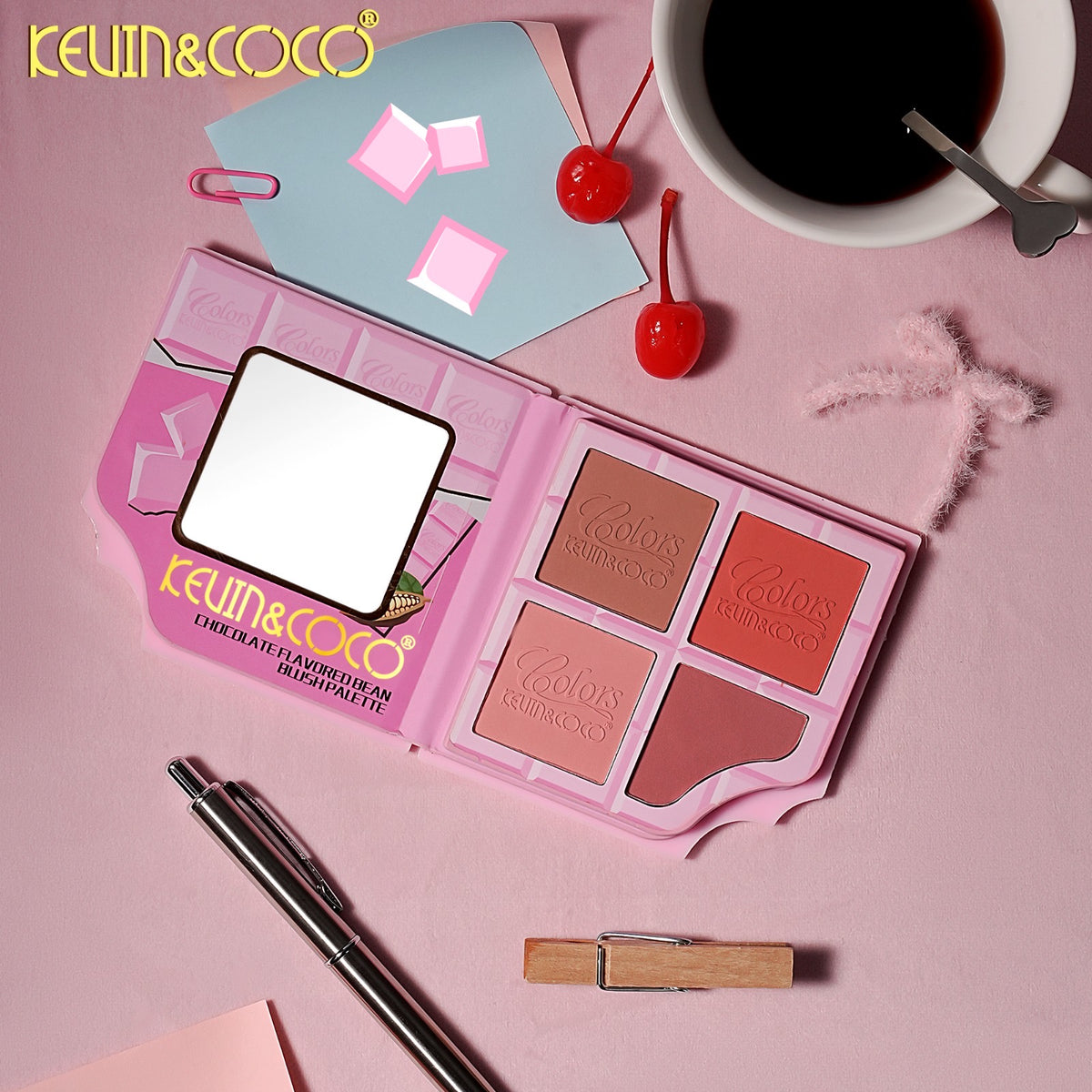Face-Pink Chocolate Bar Blush Retail (KC1456)