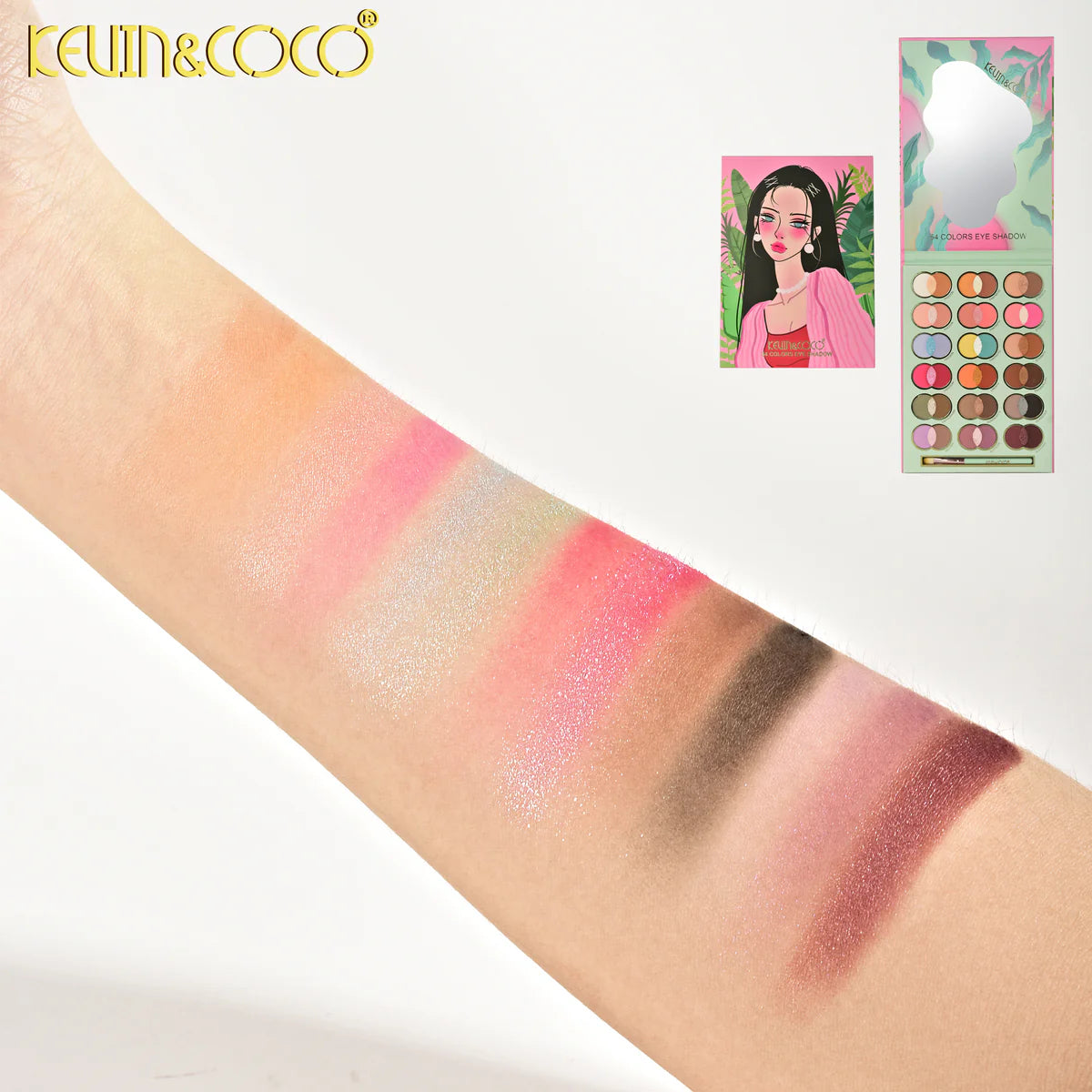 Eyes-Melody Breeze 54-Color Eyeshadow Palette (KC1022, KC1023, KC1024)