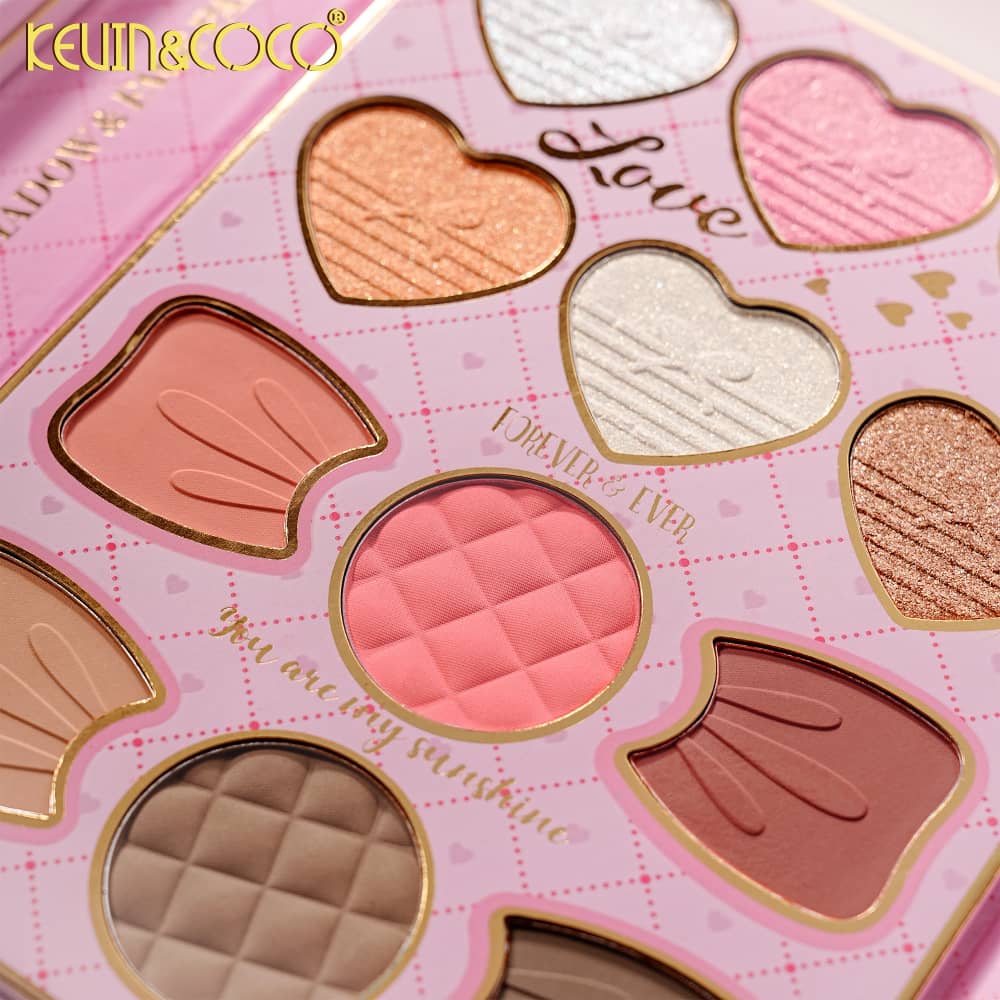 Face-Teddy Bear Girl Eyeshadow Palette 4pc Bundle Wholesale (KC1611)