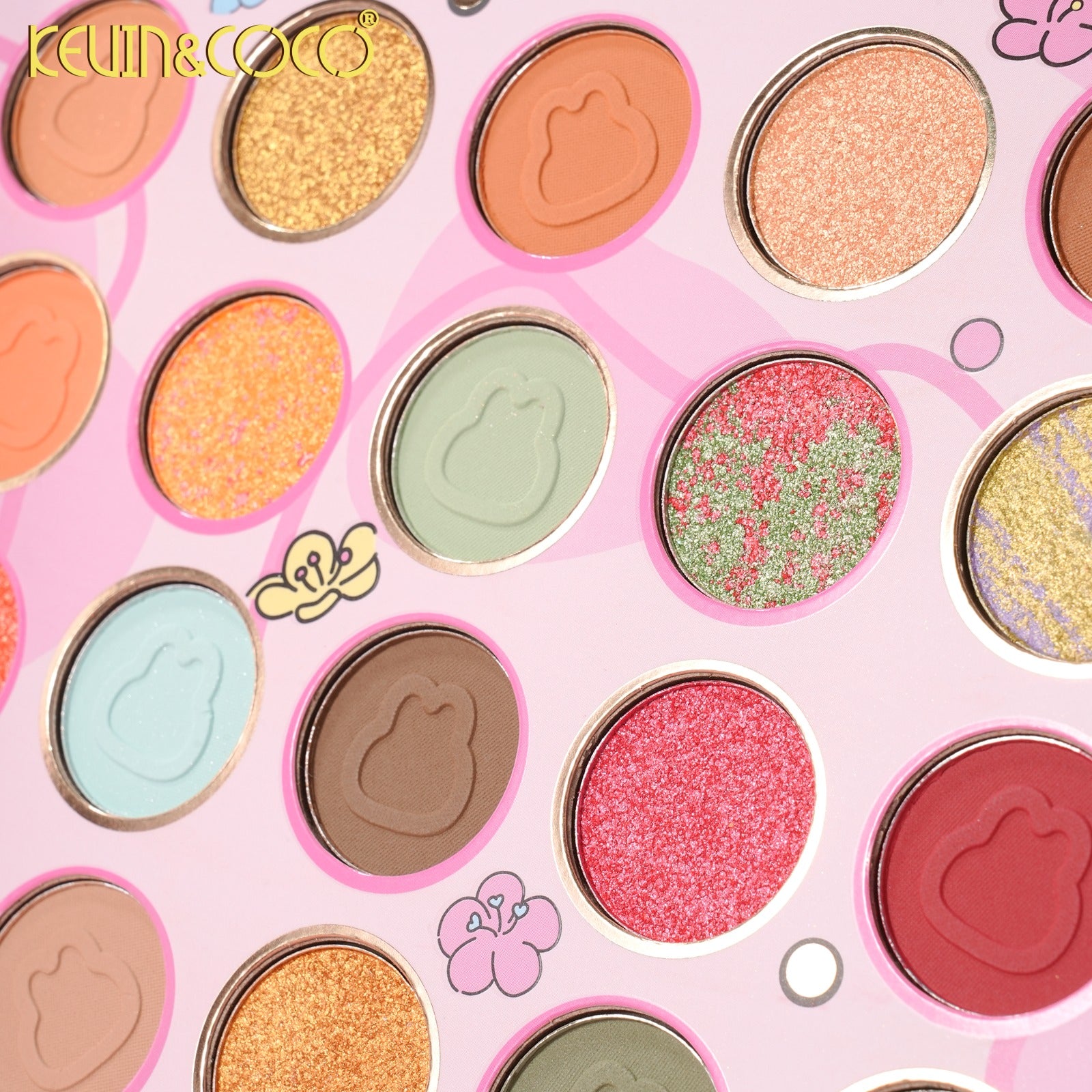 Eyes-Plush Bunny 64 Colors Eyeshadow Palette Retail (KC1299)
