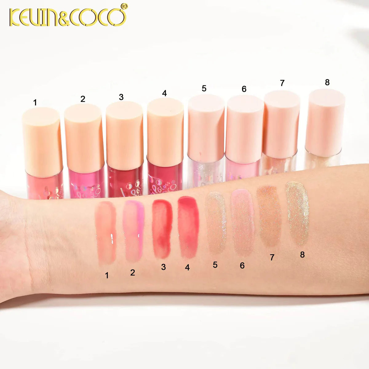 Lips-Flavor Wonderland 8pc Lip Glaze (KC1006)