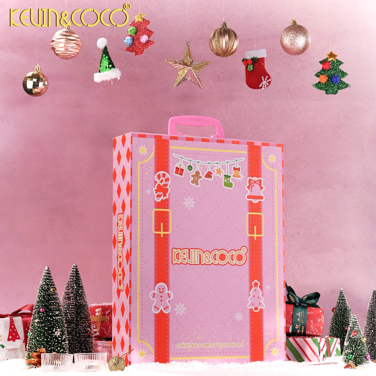 Face-Christmas Limited Edition Suitcase Makeup Set Retail (KC2081)