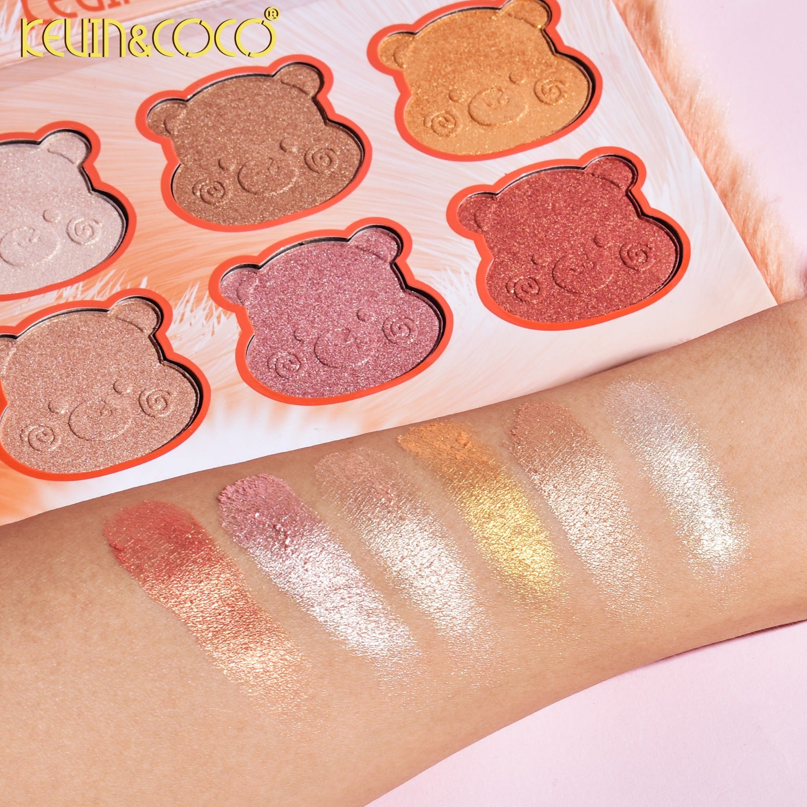 Face-Teddy Bear You Are Enough Highlighter Palette 6pc Display Wholesale (KC245130)