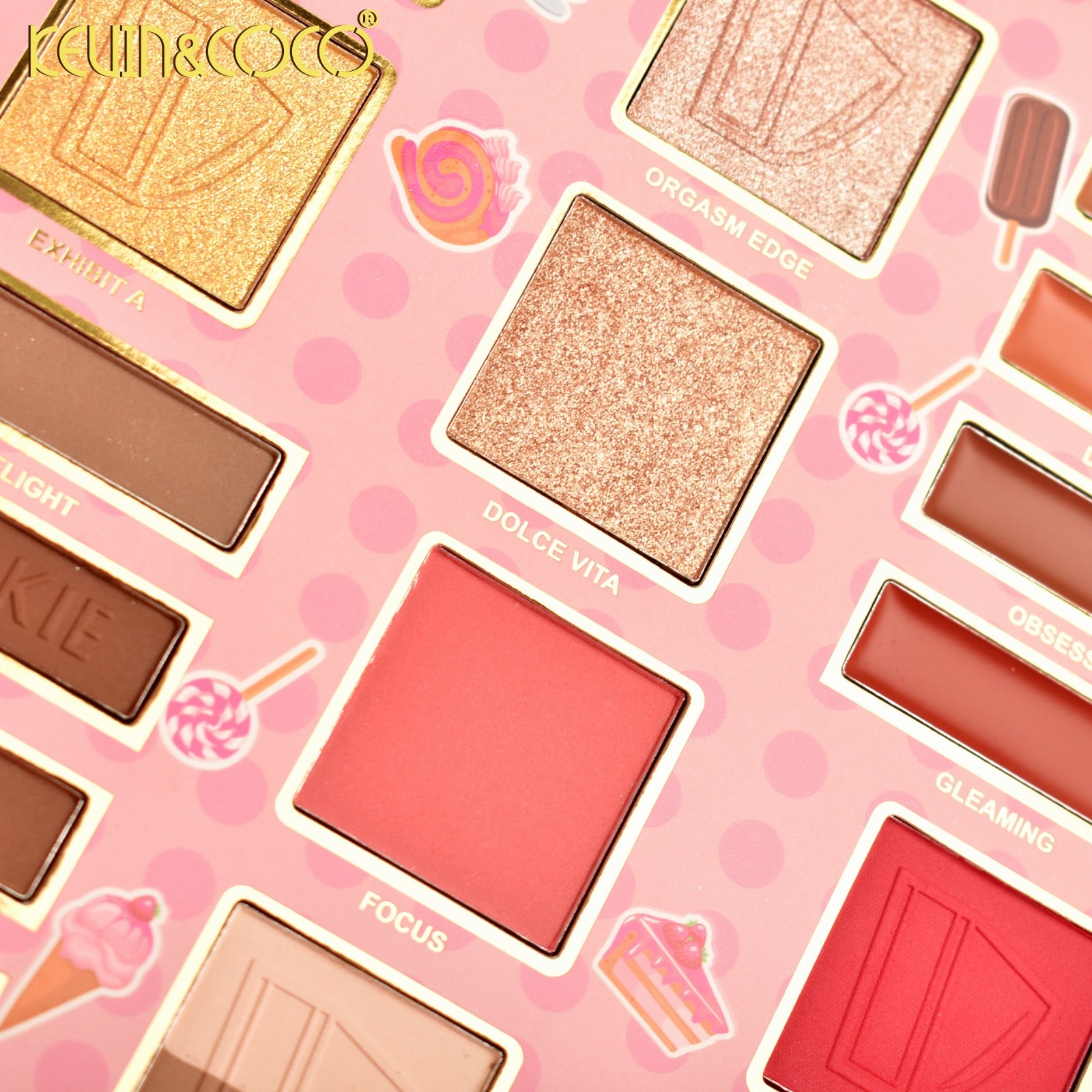 Eyes-Cookie Eyeshadow Palette 6pc Display Wholesale (KC1290)