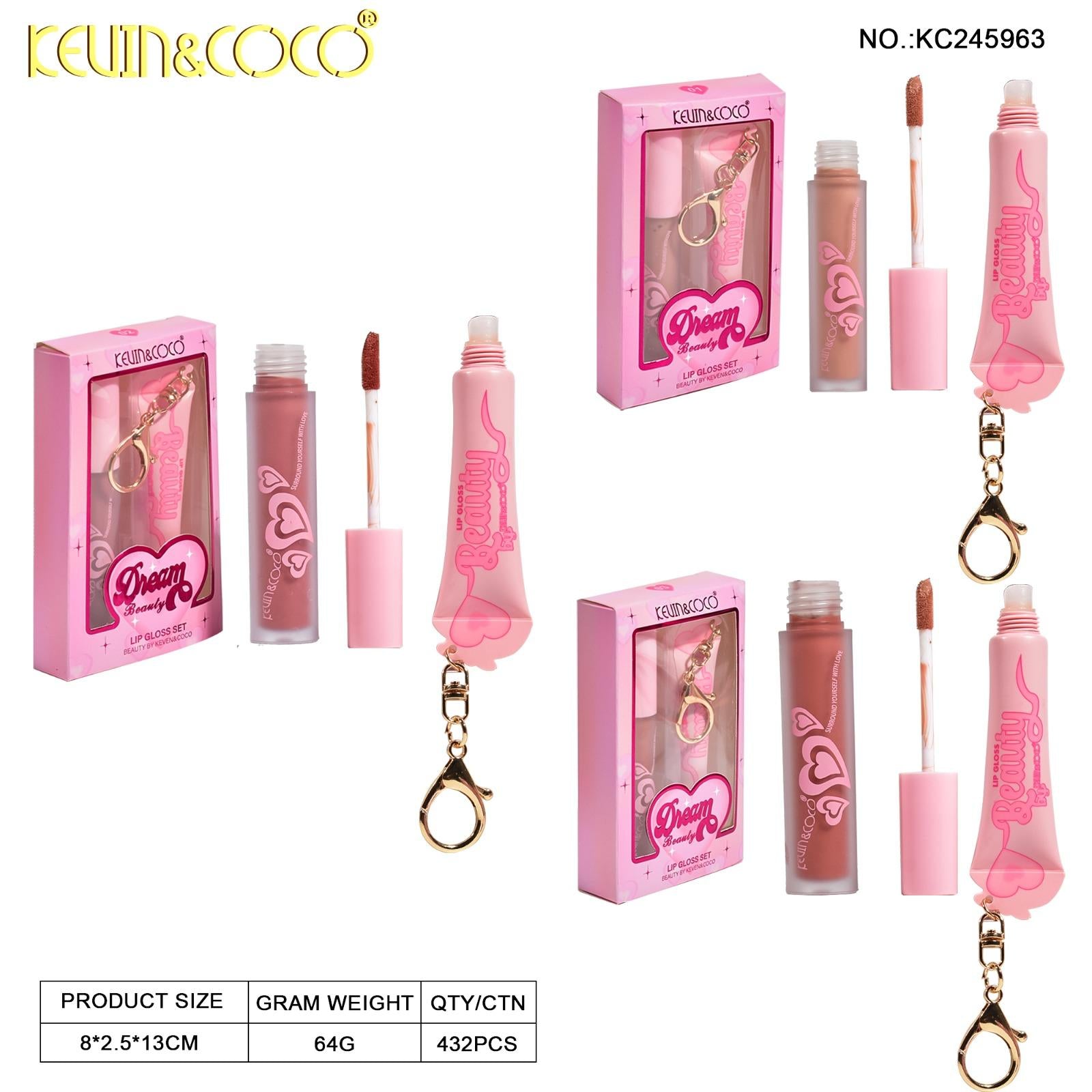 Lips-Dream Beauty Lip Gloss Set (KC245963)