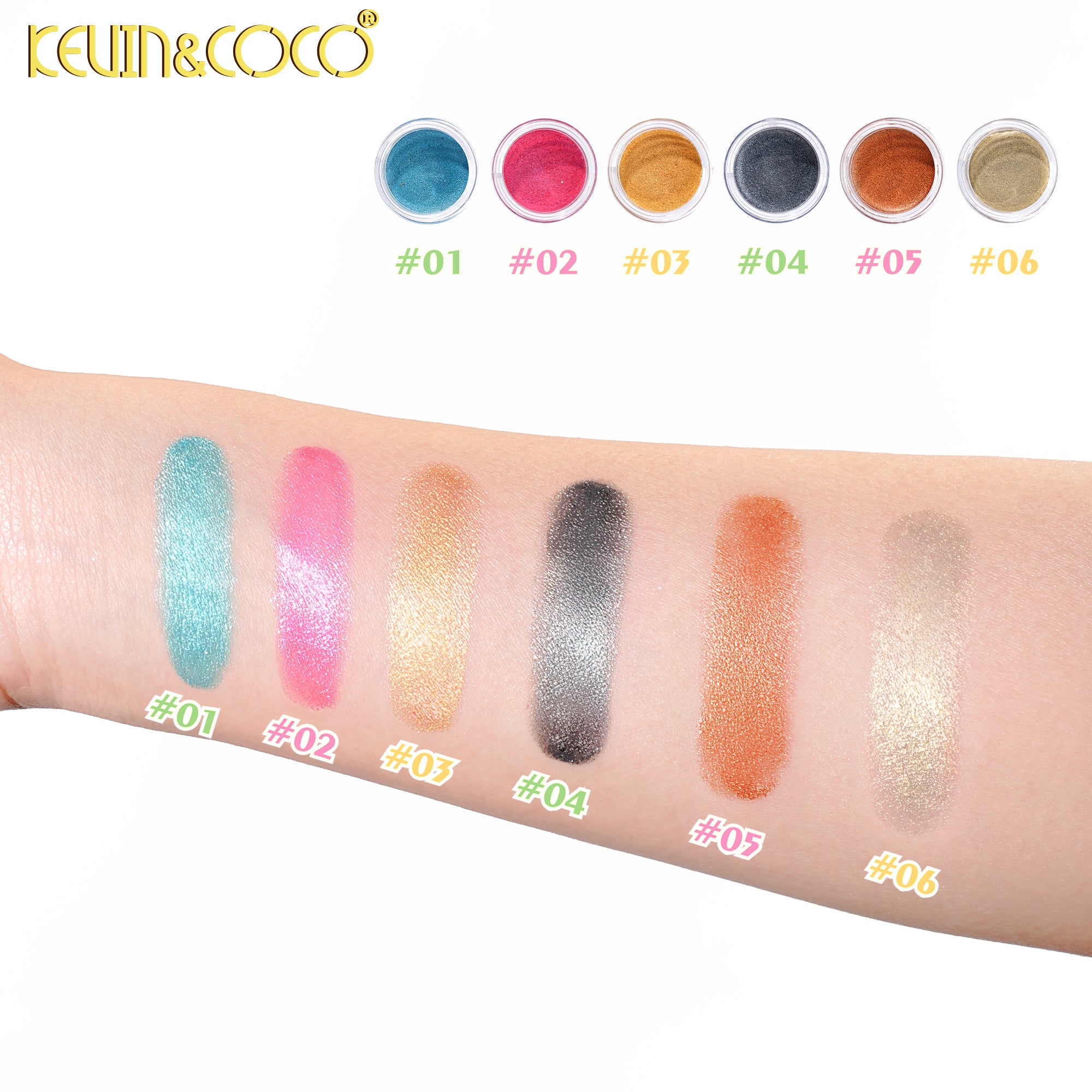 Eyes-Animal Rhapsody 3pc Cream Eyeshadow Pot (KC1360)