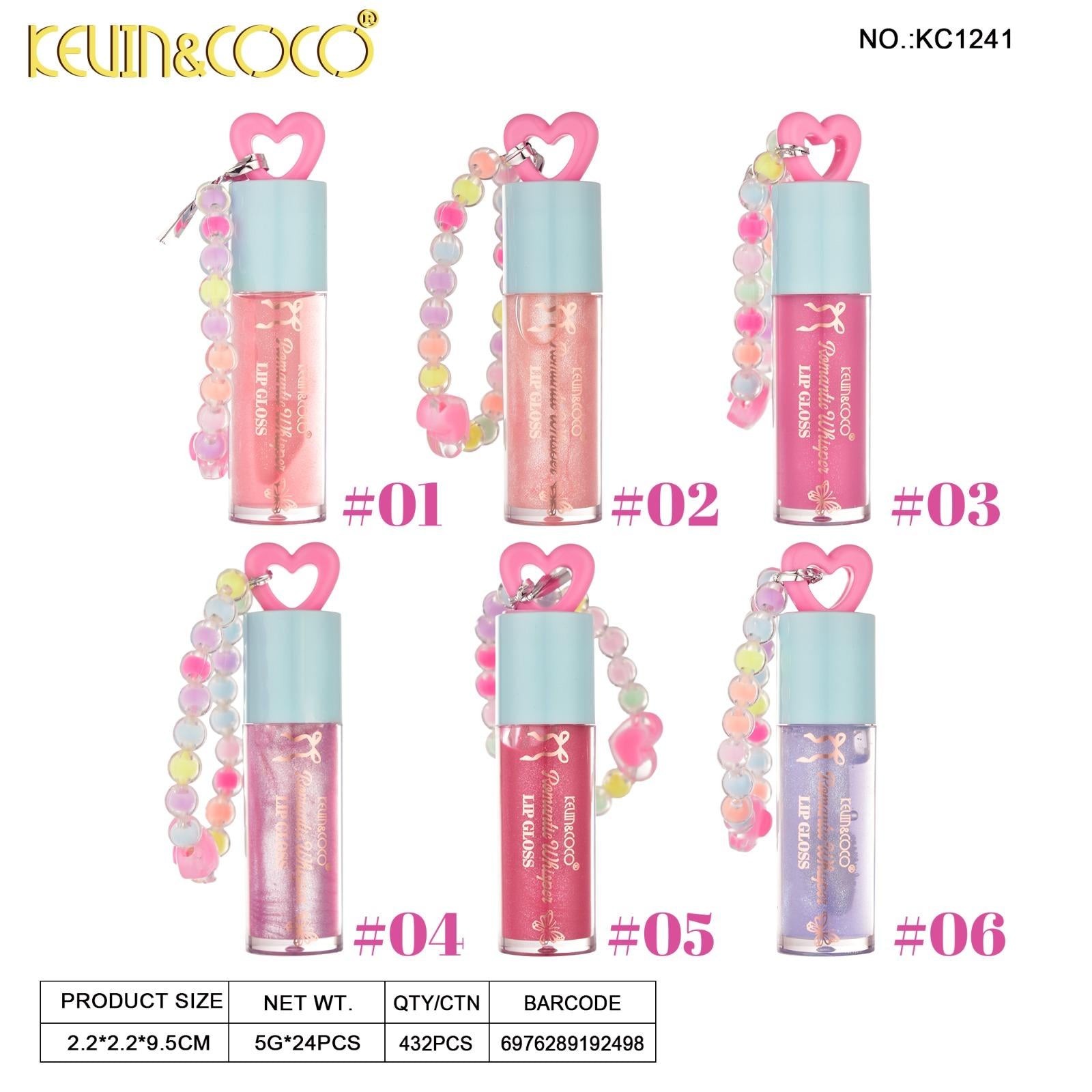Lips-Romantic Whisper Plumping Lip Gloss (KC1241)