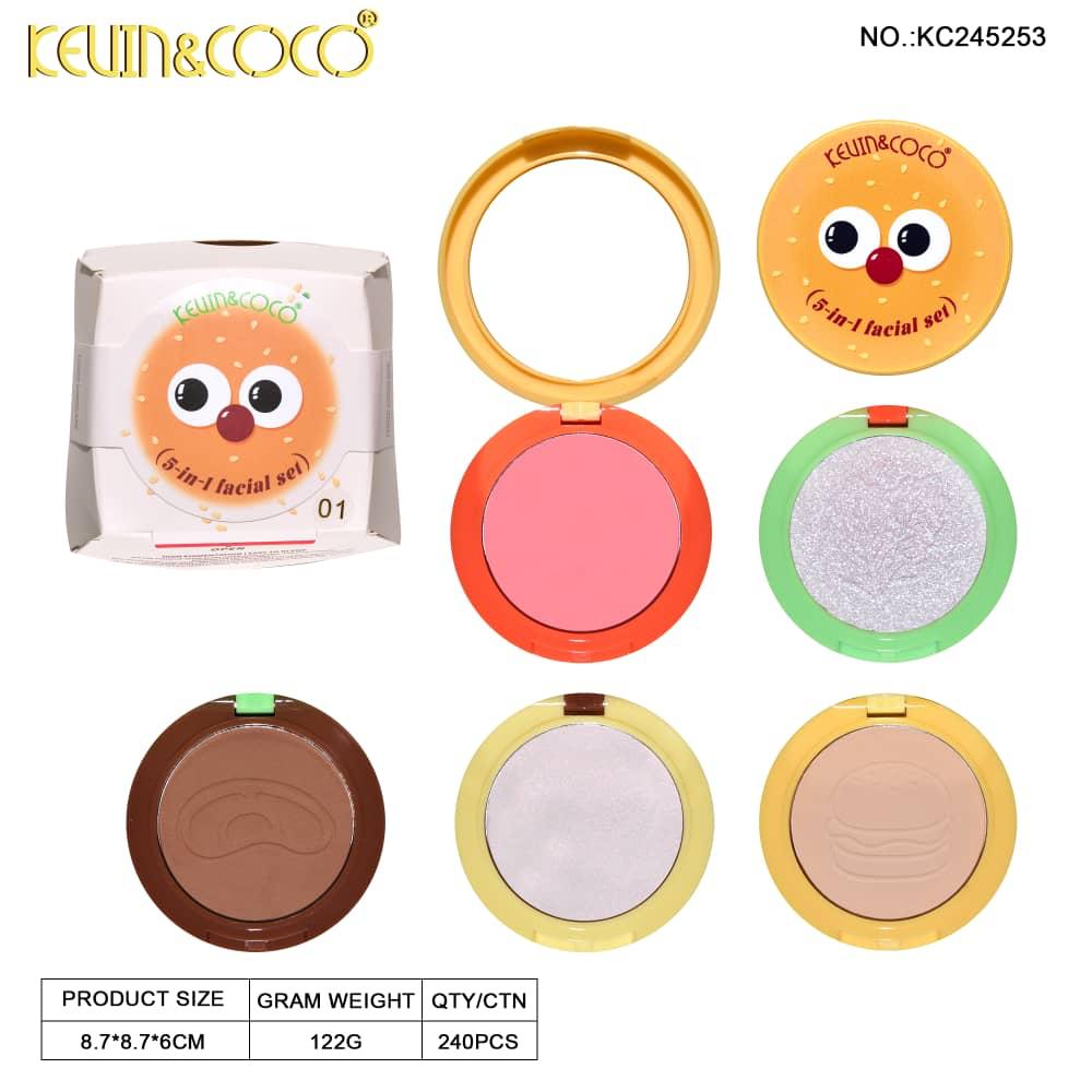 Face-Burguerlicious 6 Shades Cheek Stack (KC245253)