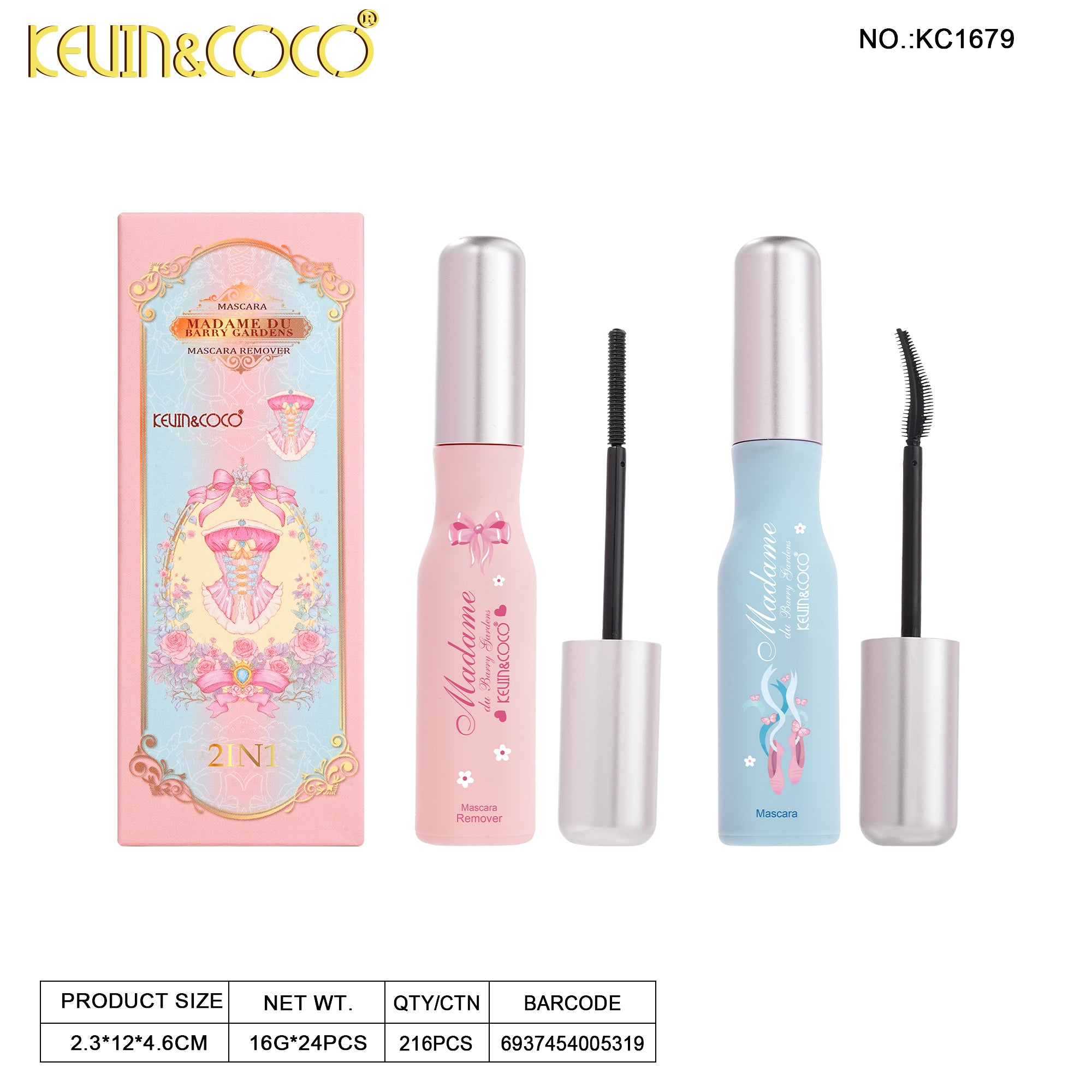 Eyes-Madame Du Barry Gardens Mascara Set Retail (KC1679)