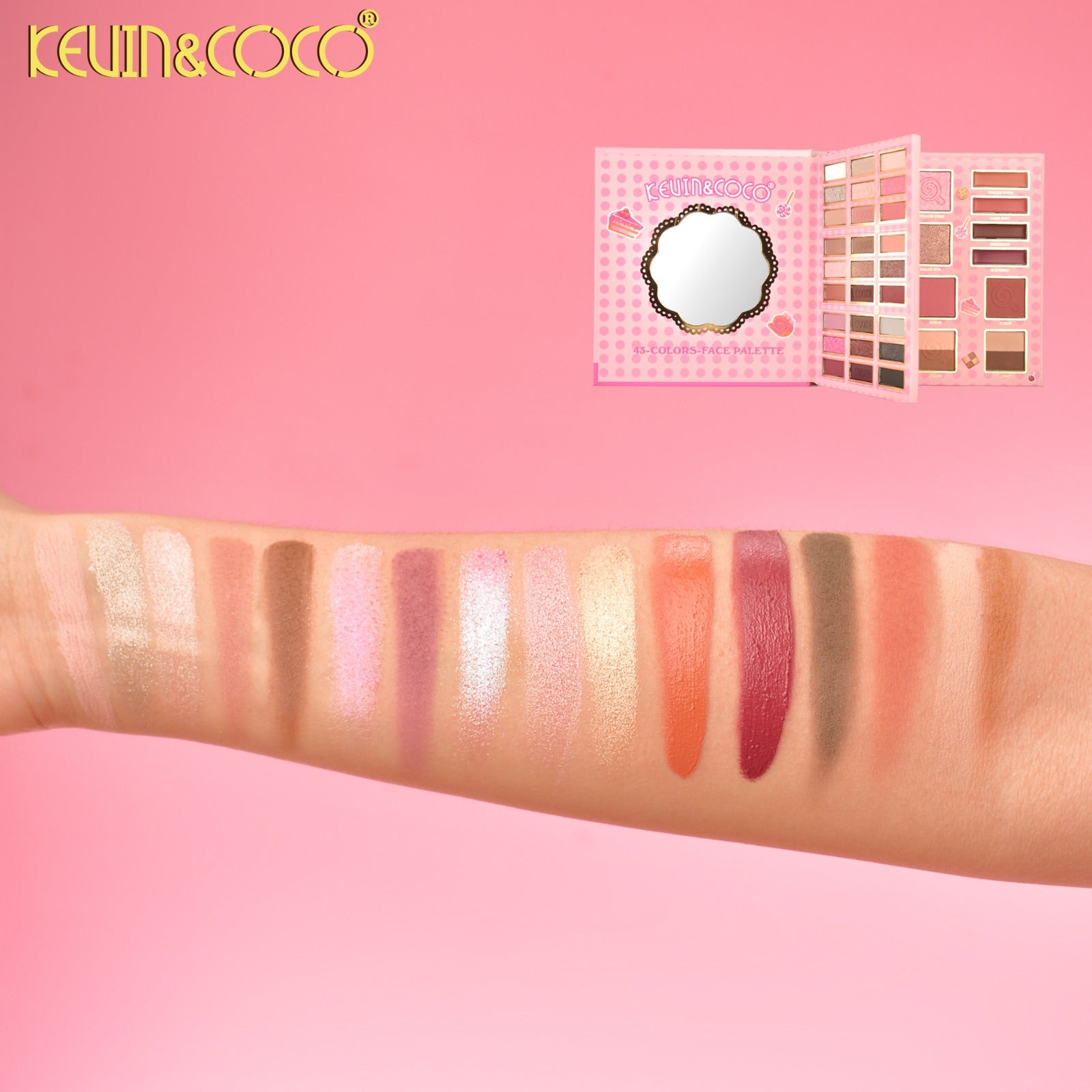 Eyes-Cookie Eyeshadow Palette 6pc Display Wholesale (KC1290)