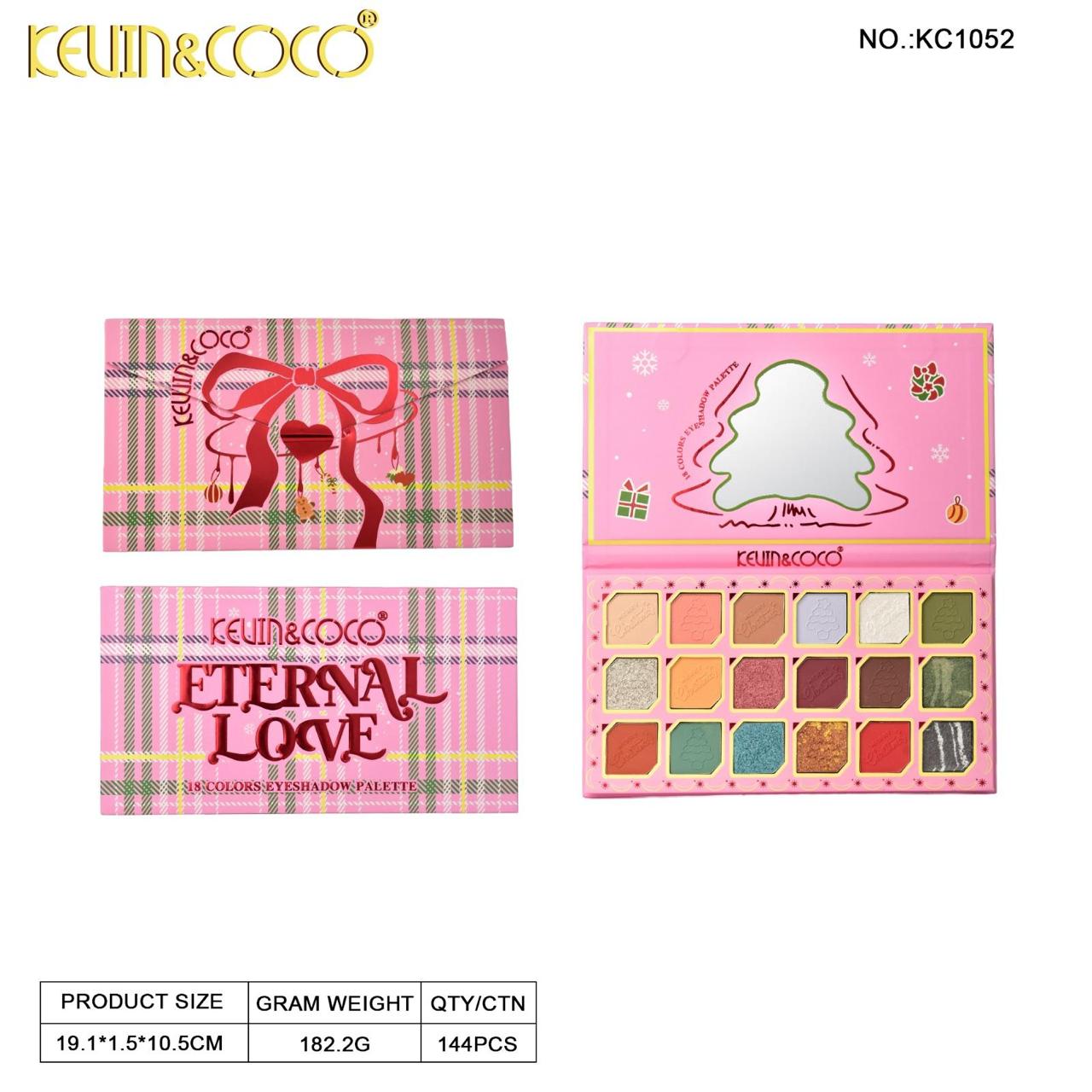 Eyes-Eternal Love 18-Color Eyeshadow Palette (KC1052)