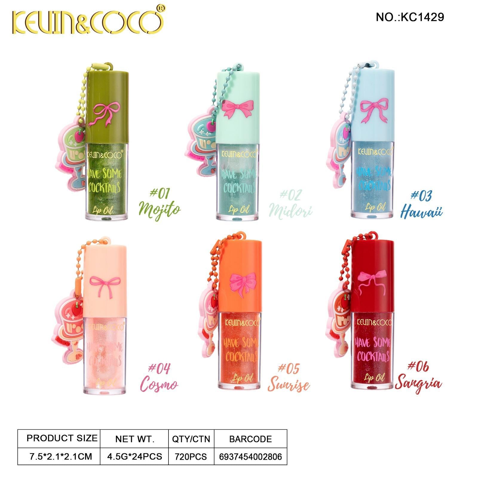 Lips-Have Some Cocktails 24pc Display Wholesale (KC1429)