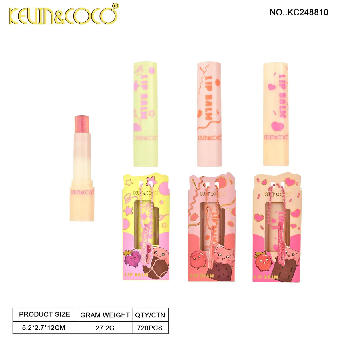 Lips-Shimmer & Misten Lip Balm (KC244810)