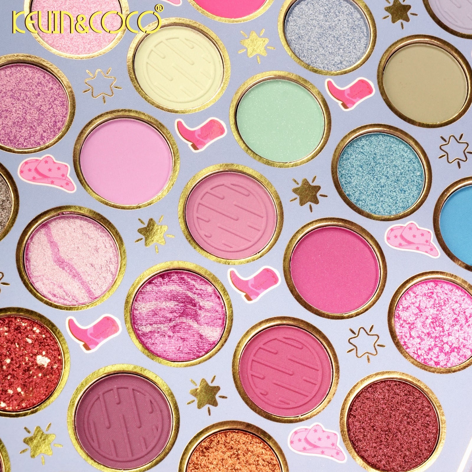 Face-117-Color Eyeshadow Palette Book  6pc Bundle Wholesale (KC1409)