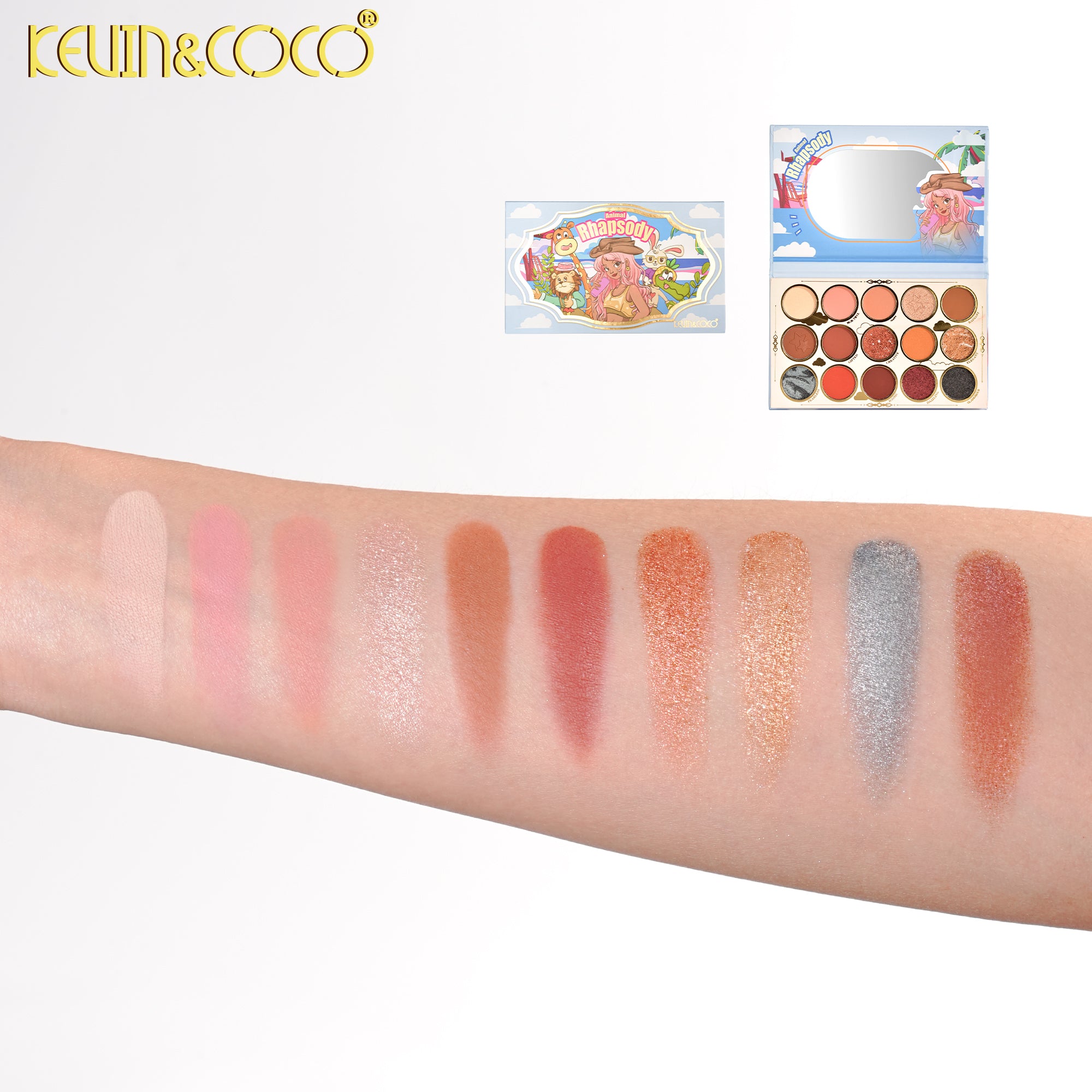 Eyes-Animal Rhapsody Eyeshadow Palette (KC1356)