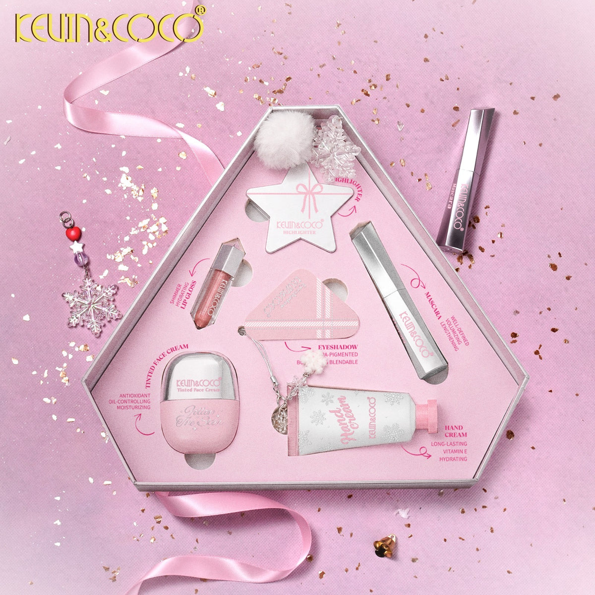 Face-Follow The Star Christmas Makeup Set Retail (KC2077)