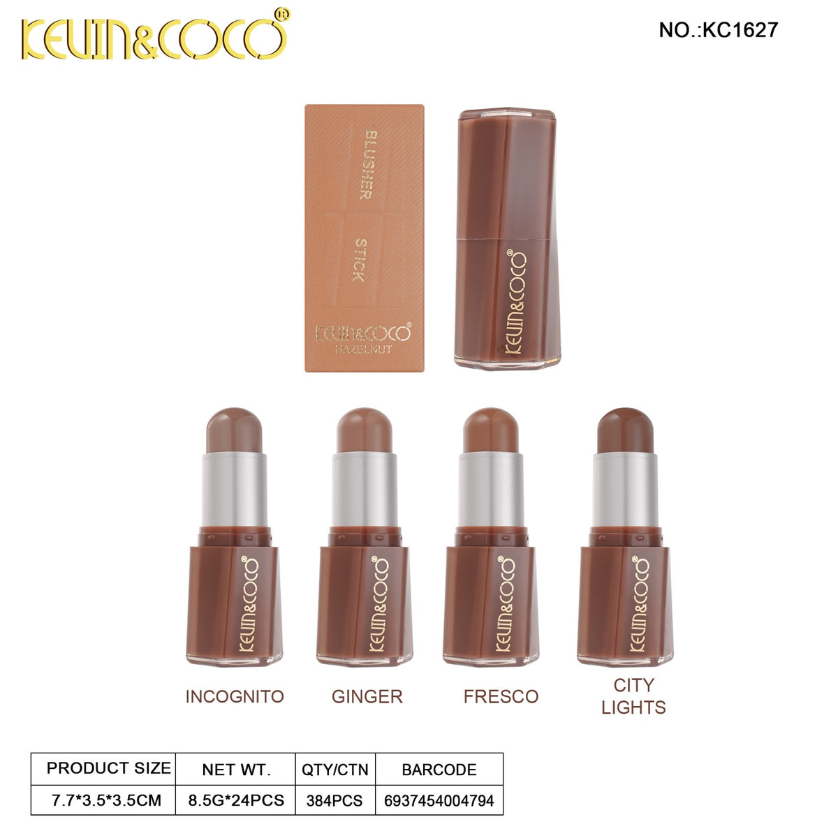 Face-Hazelnut Contour Stick Retail (KC1627)